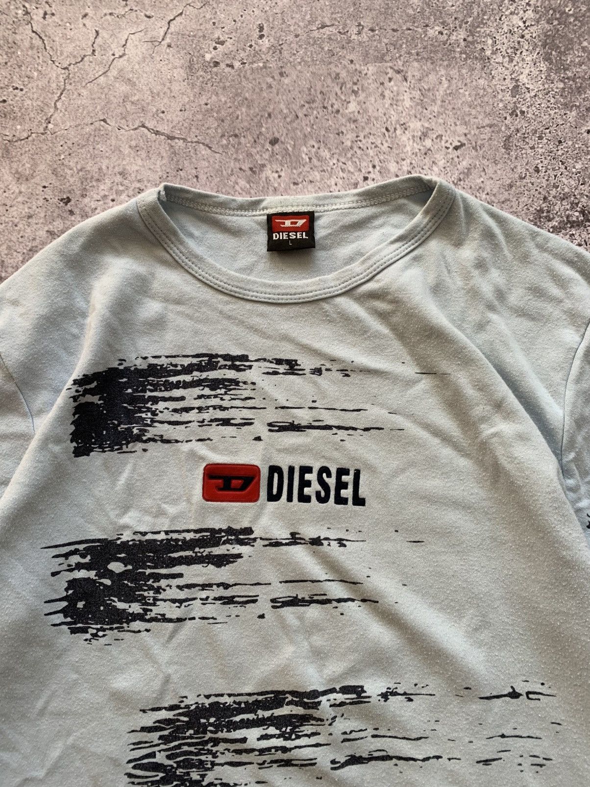 Diesel 🔥VINTAGE DIESEL LONG SLEEVE PRINT Y2K TSHIRT TEE Size US M / EU 48-50 / 2 - 3 Thumbnail