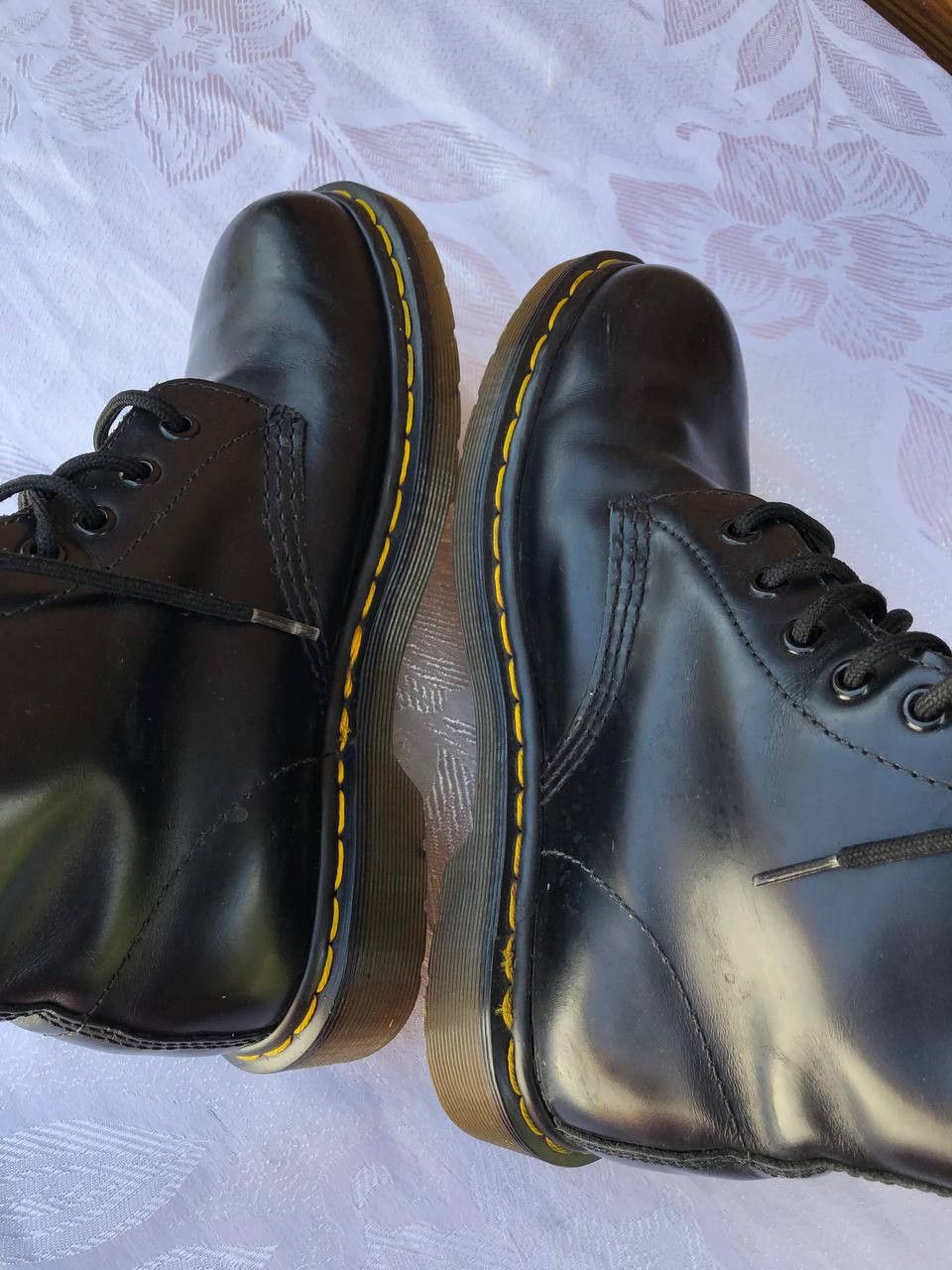 Dr. Martens × Japanese Brand × Vintage dr. martens women's 1460 smooth leather boot Size US 7 / IT 37 - 4 Thumbnail
