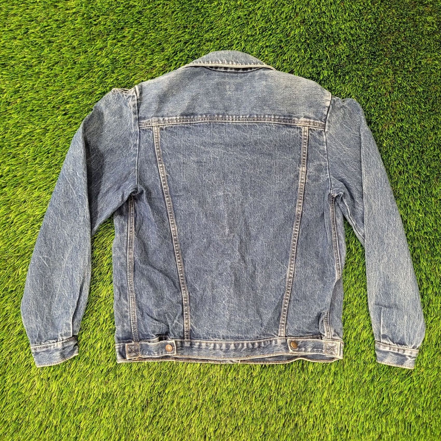 Calvin Klein VINTAGE Calvin-Klein Denim Jacket Womens Medium 20x24 Blue Denim Jacket 90s Casual Womens Medium Blue 90s Calvin Klein Jacket Size 4XL / US 24-26 - 2 Thumbnail