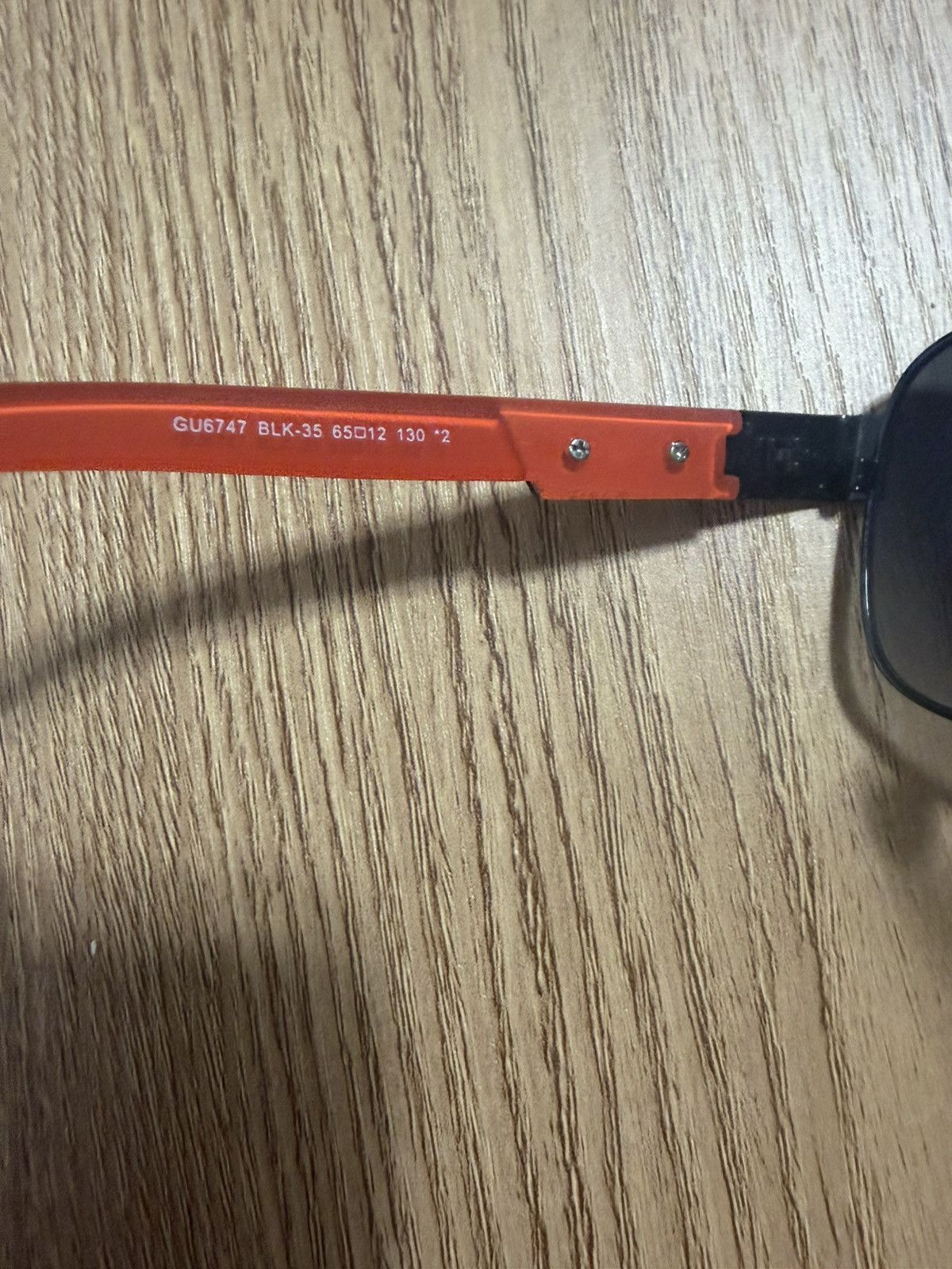 Guess GUESS MEN METAL NAVIGATOR SUNGLASSES Black Red Size ONE SIZE - 3 Thumbnail