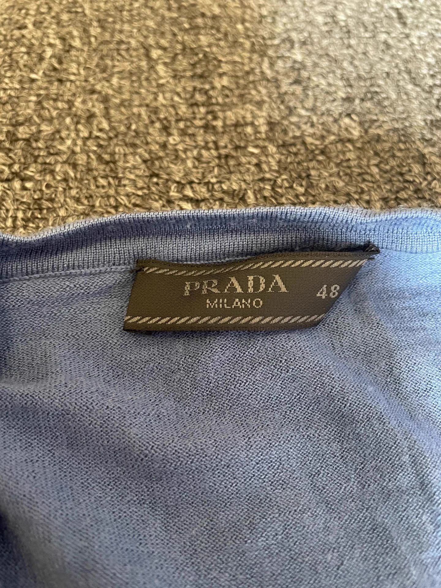 Prada Prada V-neck wool sweater Size US L / EU 52-54 / 3 - 4 Thumbnail