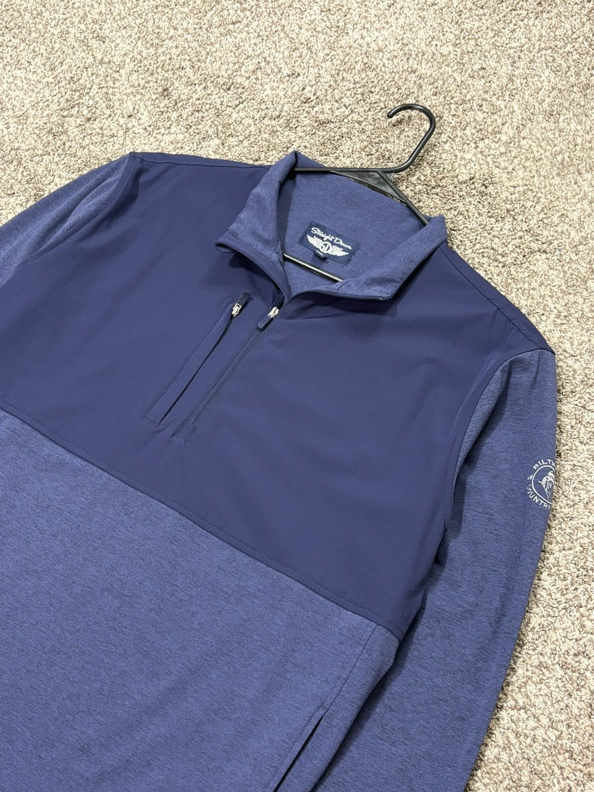 Other Straight Down Men Harding Hybrid 1/4 Zip Golf Performance XL Size US XL / EU 56 / 4 - 3 Thumbnail