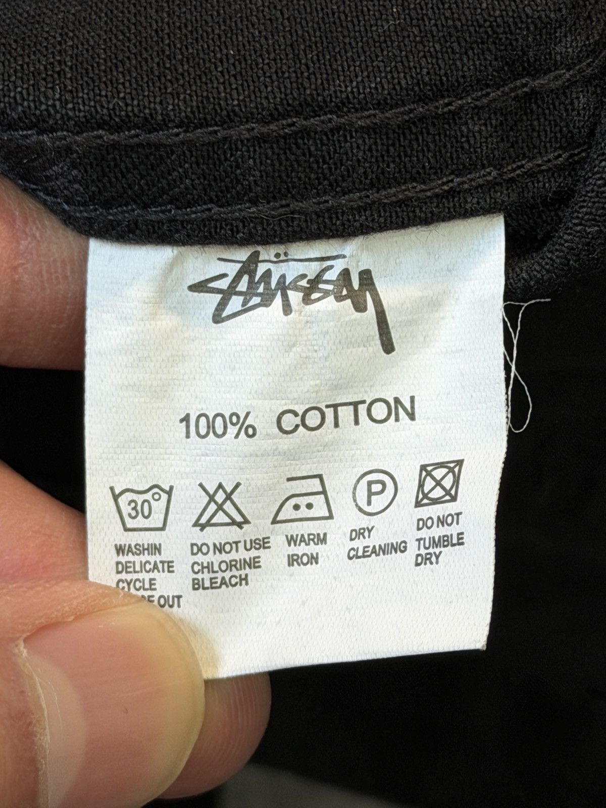 Stussy Stüssy Workgear Black Cotton Chore Jacket Size US L / EU 52-54 / 3 - 4 Thumbnail