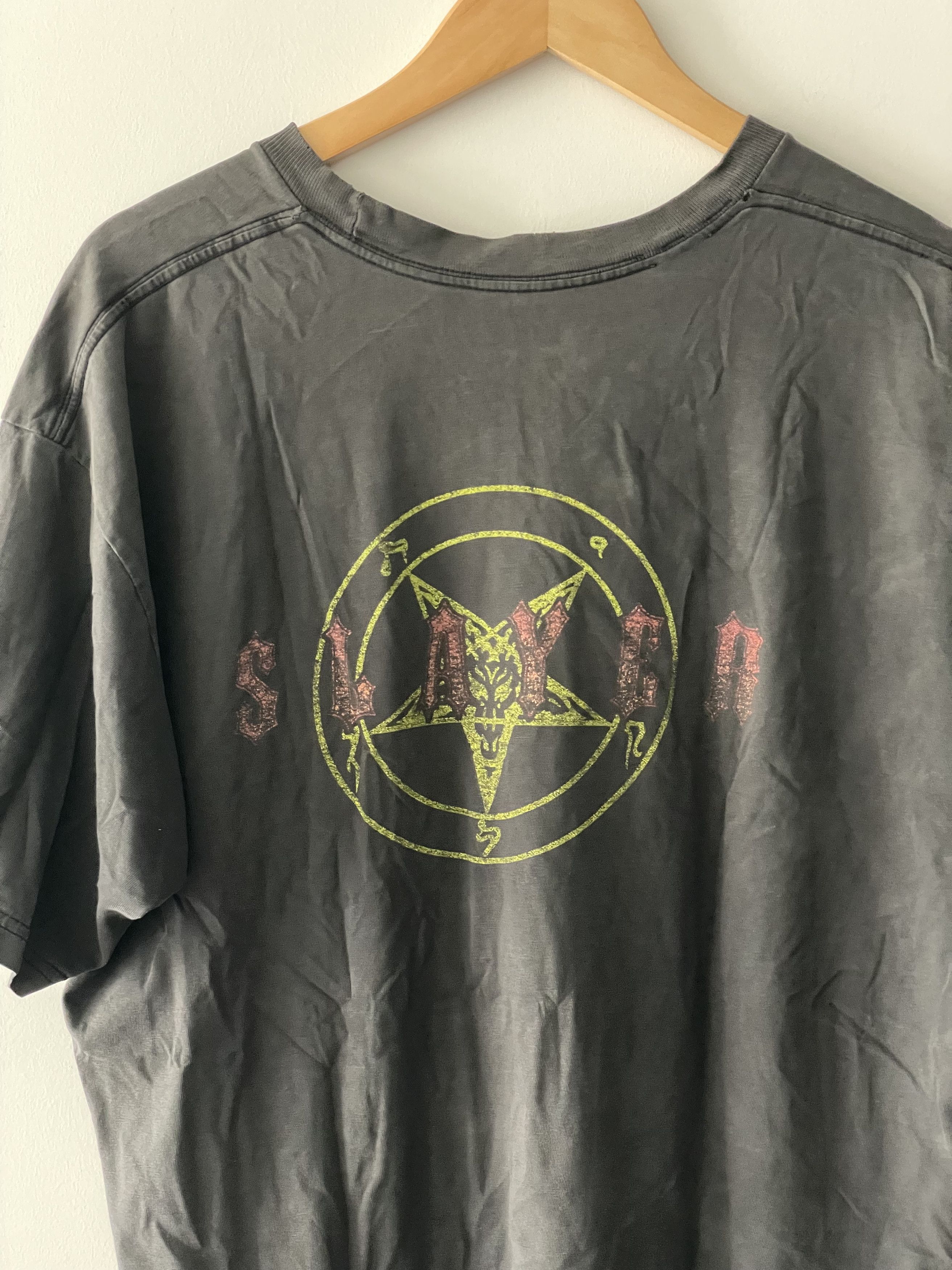 Slayer × Vintage OG Slayer Tee sz XL Size US XL / EU 56 / 4 - 4 Thumbnail