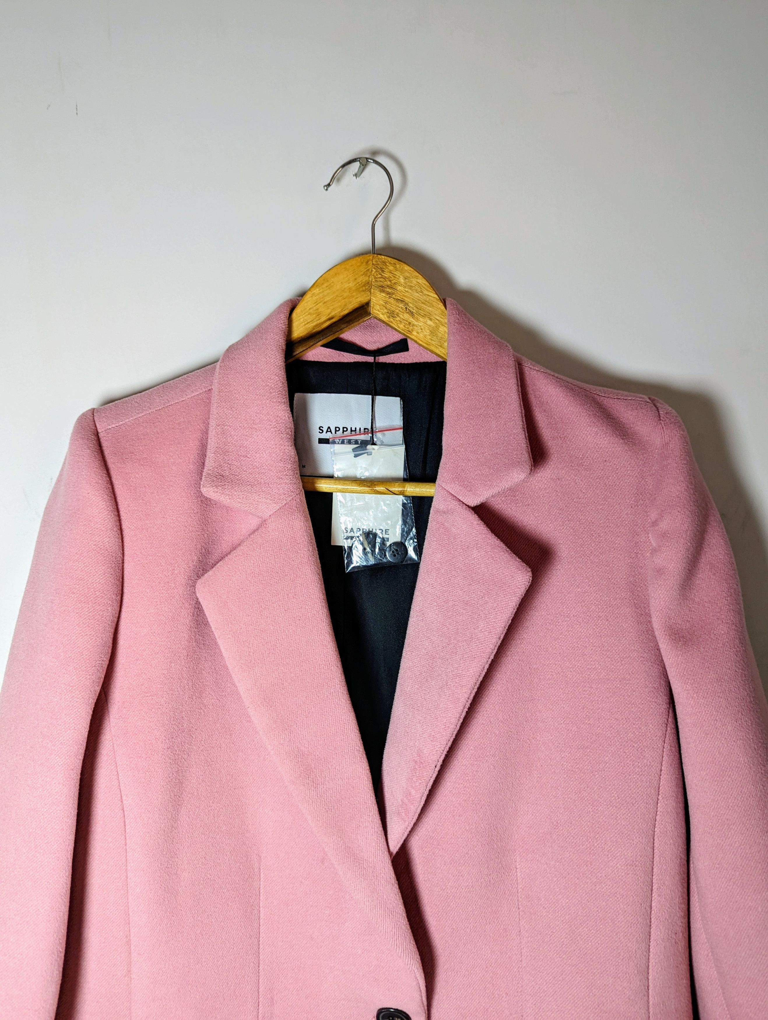Other Women's Pink Long Coat Outerwear Size "M" Size US M / EU 48-50 / 2 - 3 Thumbnail