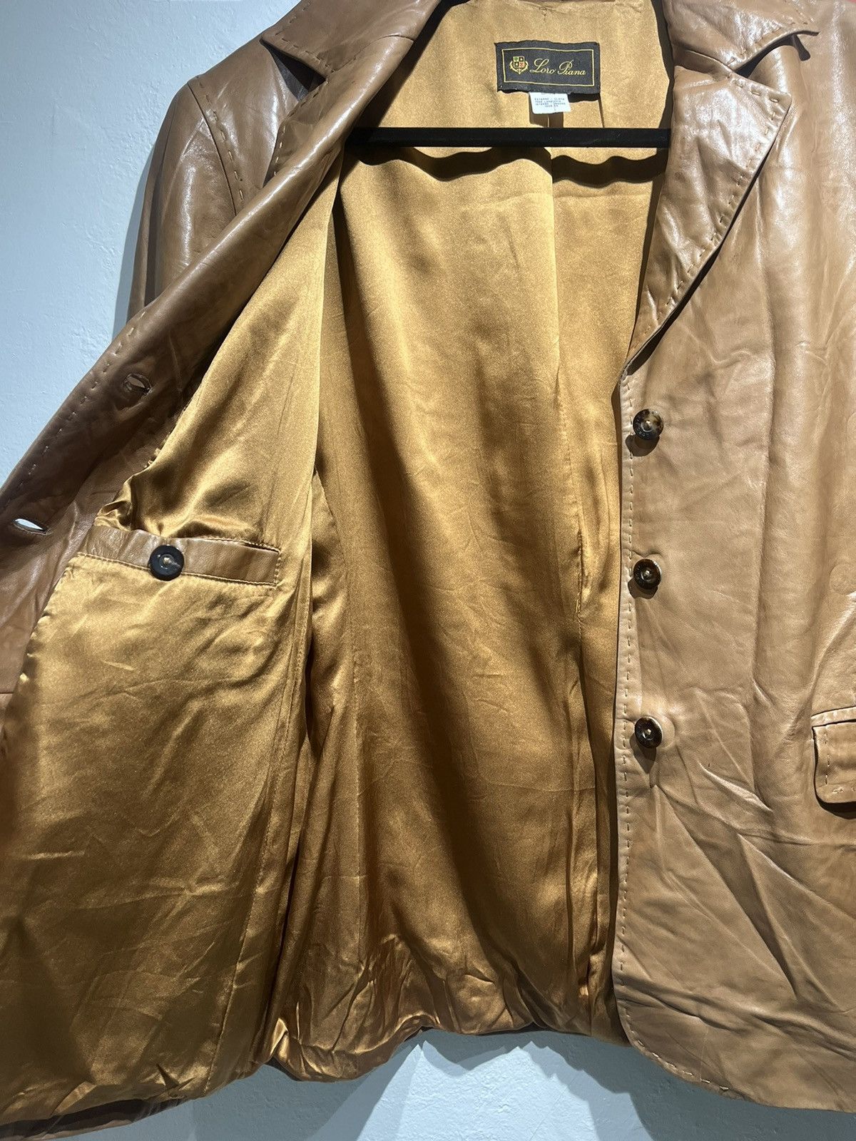 Loro Piana Vintage Loro Piana leather jacket Size M / US 6-8 / IT 42-44 - 11 Thumbnail