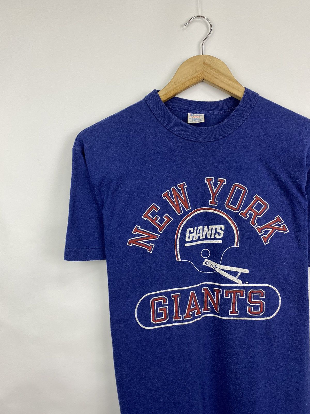 Champion 🇺🇸🏈 Vintage 80s Champion New York Giants Football T-shirt Size US L / EU 52-54 / 3 - 2 Thumbnail