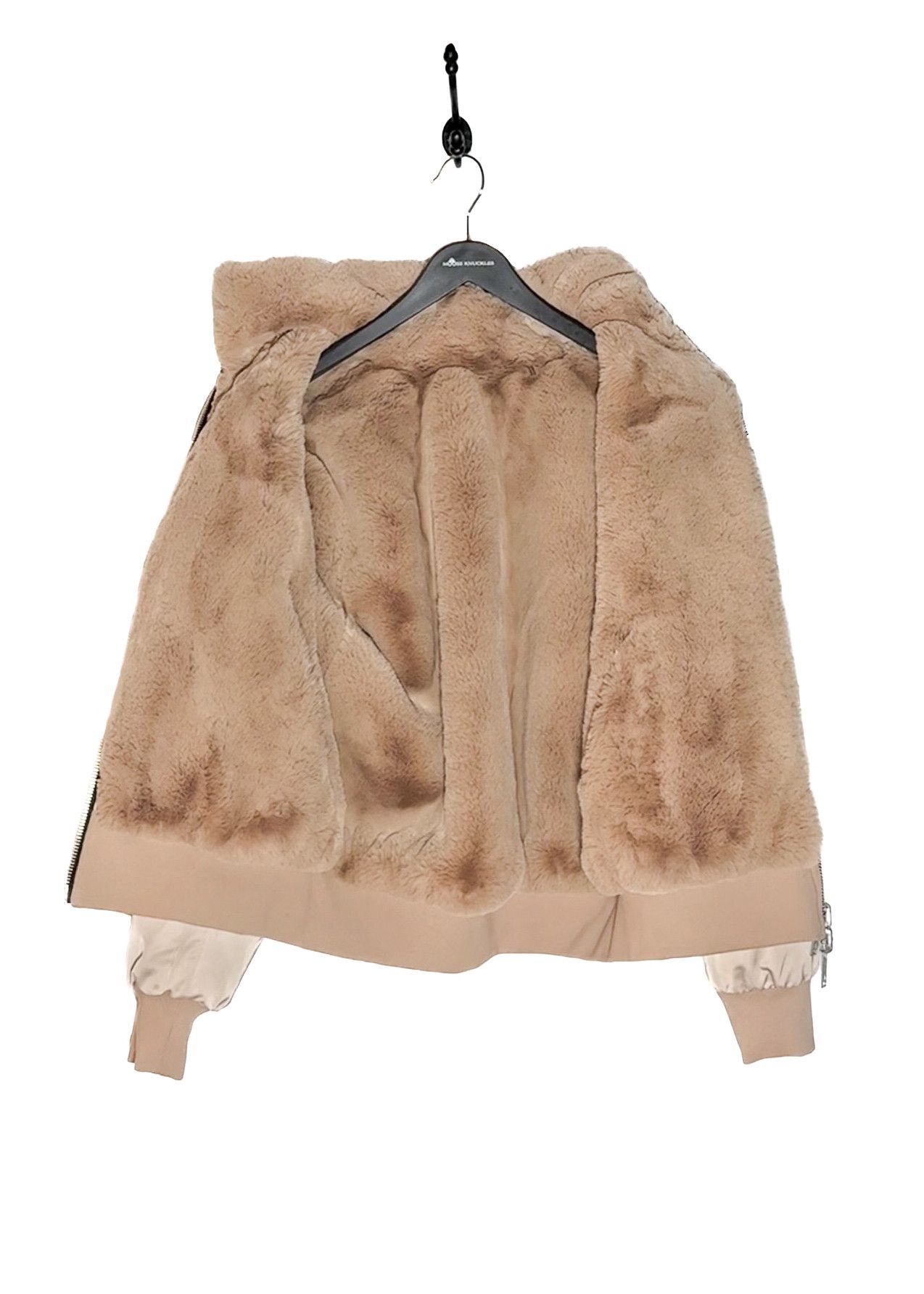 Moose Knuckles Moose Knuckles Beige Debbie Bunny Reversible Bomber Jacket Size L / US 10 / IT 46 - 6 Thumbnail