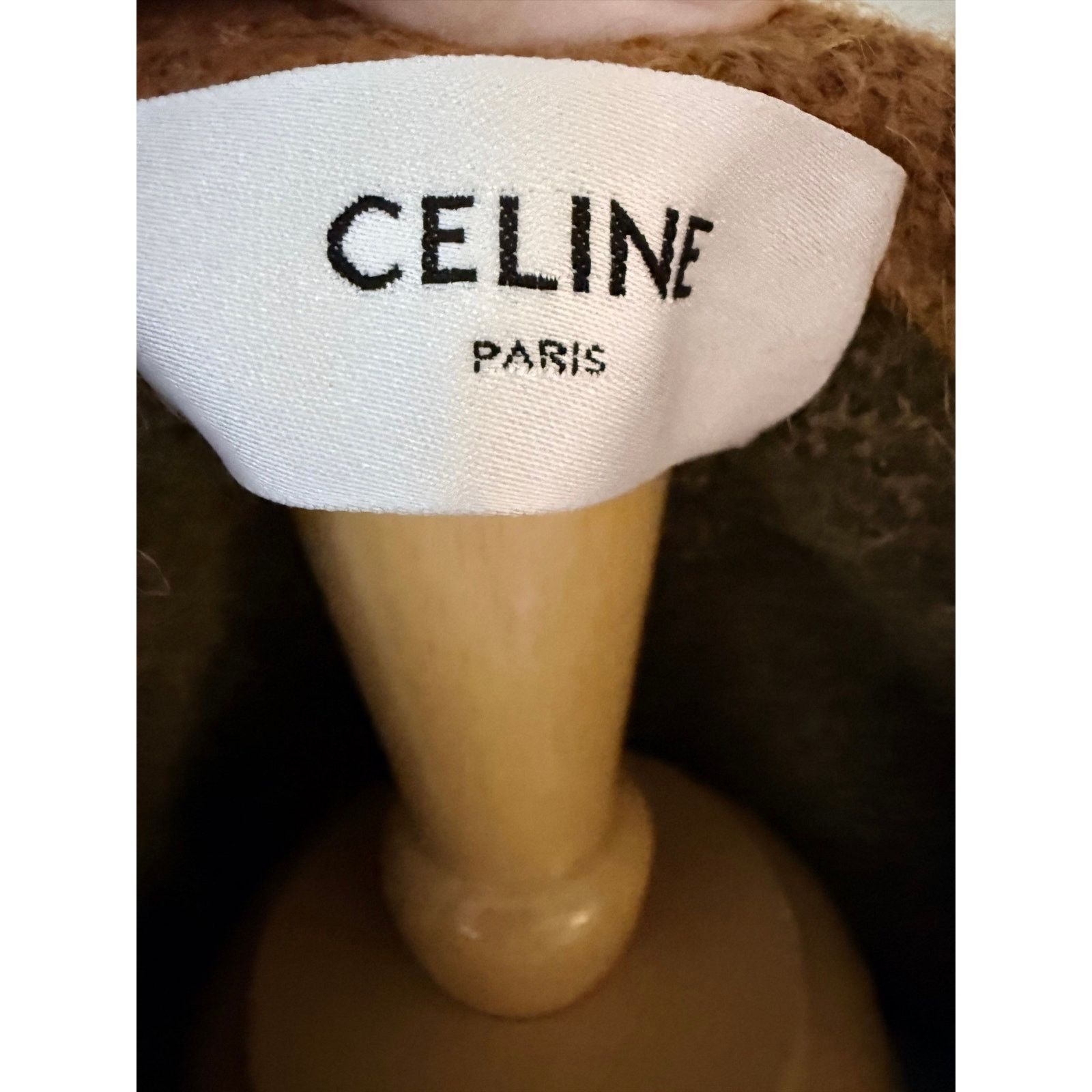 Celine Brushed Argyle Mohair Cardigan Sweater Size US L / EU 52-54 / 3 - 10 Thumbnail