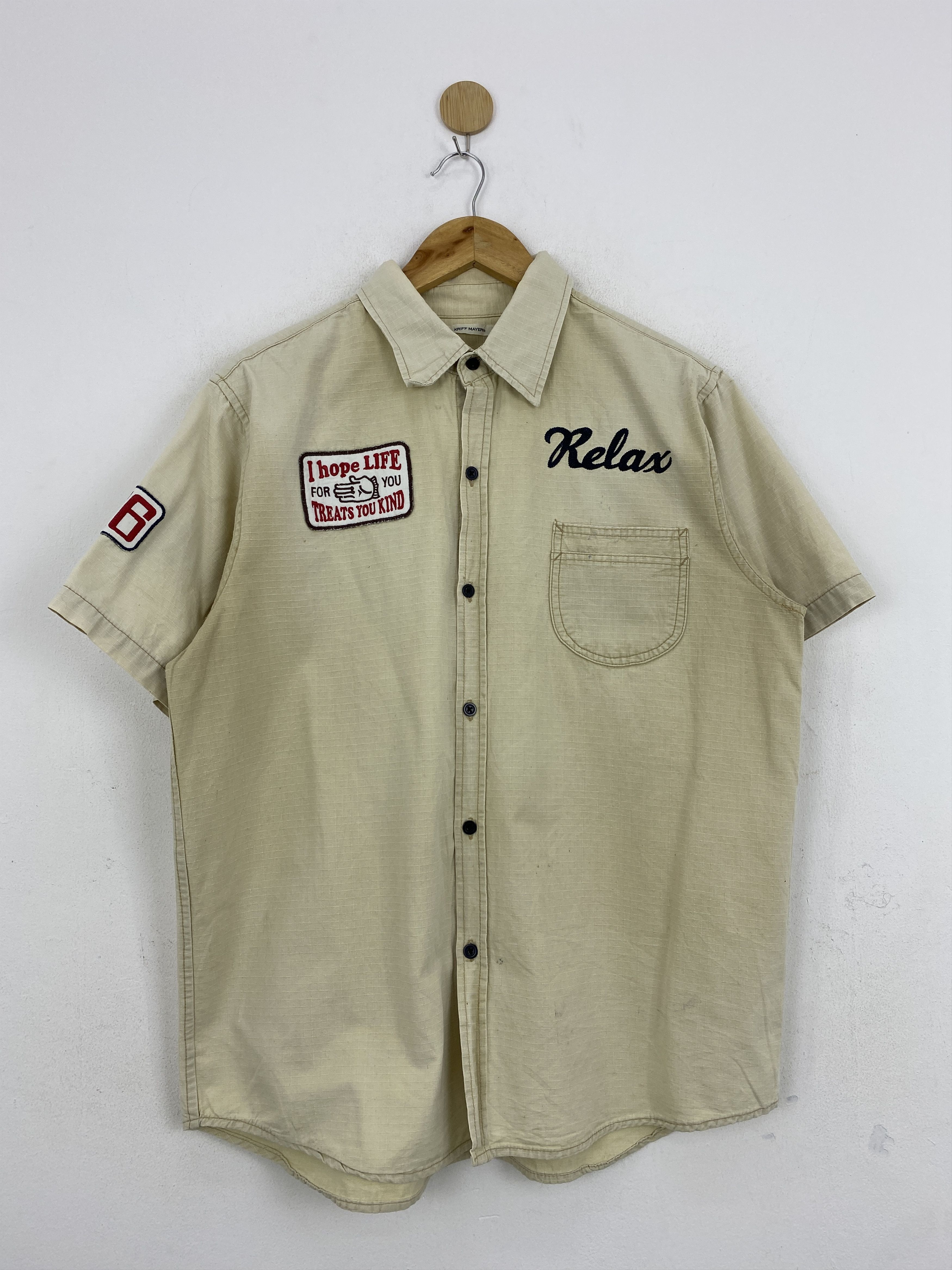 Vintage Vintage Japanese Brand Symphony Kriff Mayer Shirt J1908 Size US L / EU 52-54 / 3 - 1 Thumbnail