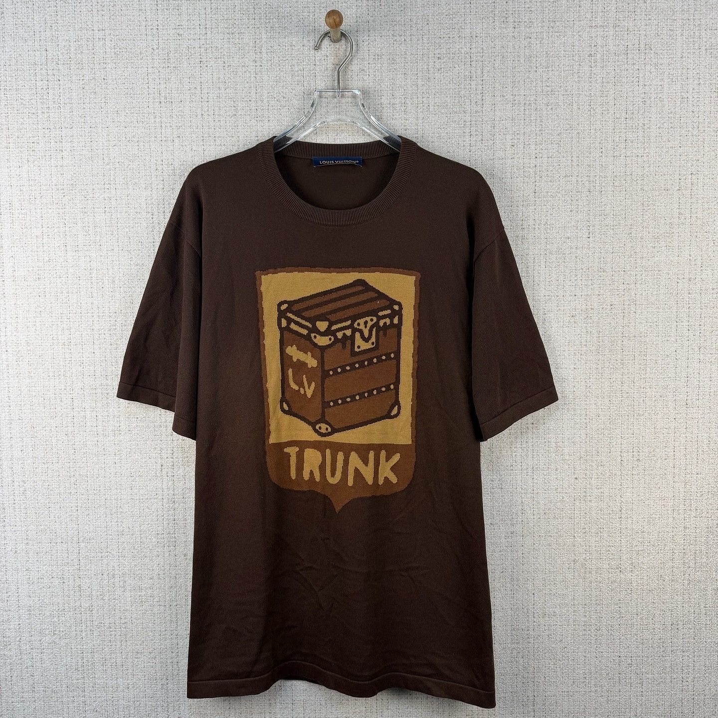 Louis Vuitton Louis Vuitton LV Trunk Print Lovers Crewneck Cotton 