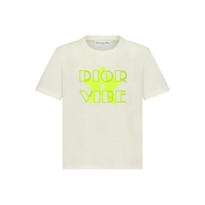 Dior Dior SS22 Vibe Logo Short Sleeve T-shirt 0079 Size XS / US 0-2 / IT 36-38 - 1 Thumbnail