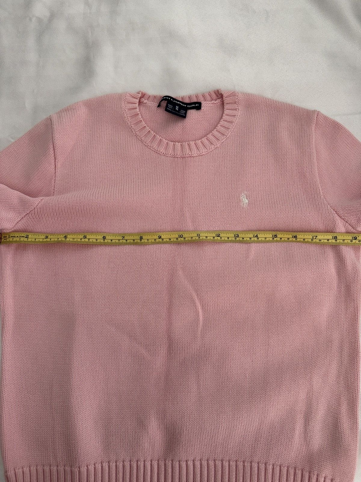 Lauren Ralph Lauren Ralph Lauren Bubblegum Pink Knit Crewneck Sweater Size M / US 6-8 / IT 42-44 - 3 Thumbnail