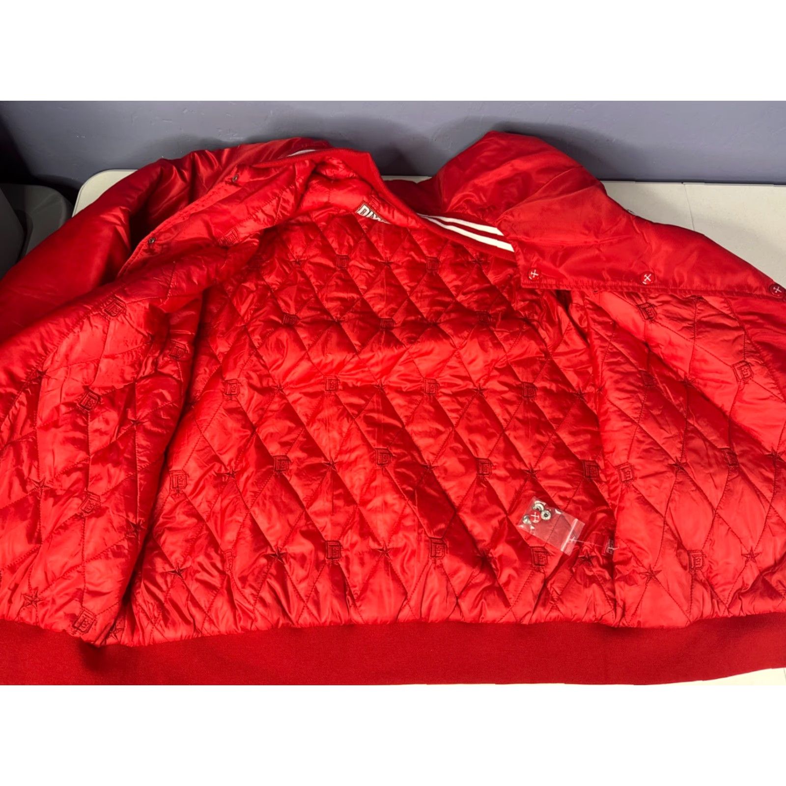 CO Dixxon Flannel Co Bomber Jacket Pastime Men’s XL Red Sports Coat Size US XL / EU 56 / 4 - 5 Thumbnail
