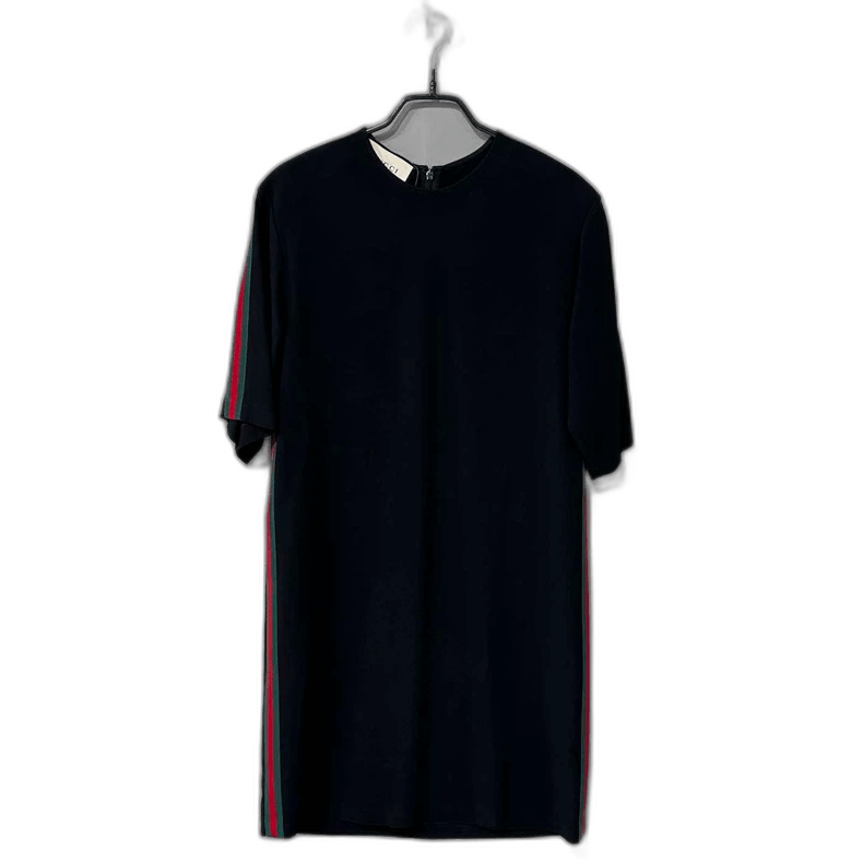 Gucci Red Green Stripe Dress by Gucci-2505 Size S / US 4 / IT 40 - 1 Thumbnail