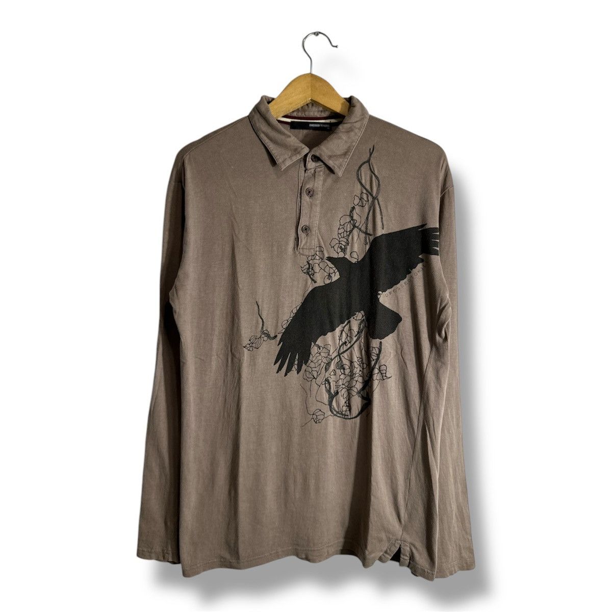 Beauty Beast DRESSED TO KILL WESTERN BUTTON LONG SLEEVE TEE LGB STYLE Size US M / EU 48-50 / 2 - 1 Thumbnail