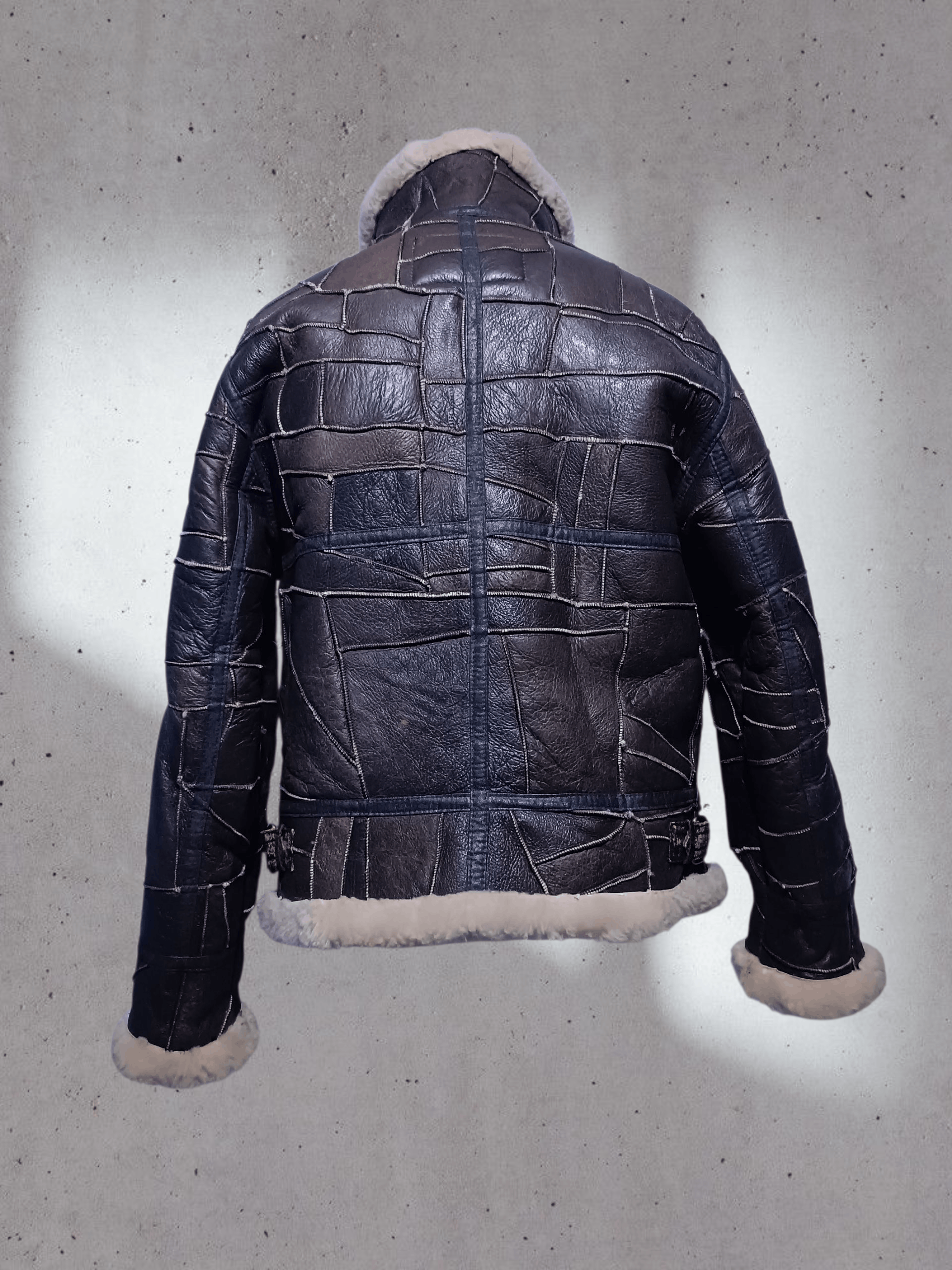 Vintage 💥Rare💥 Vintage B 3 Flight Jacket Patchwork Leather Size US M / EU 48-50 / 2 - 4 Thumbnail