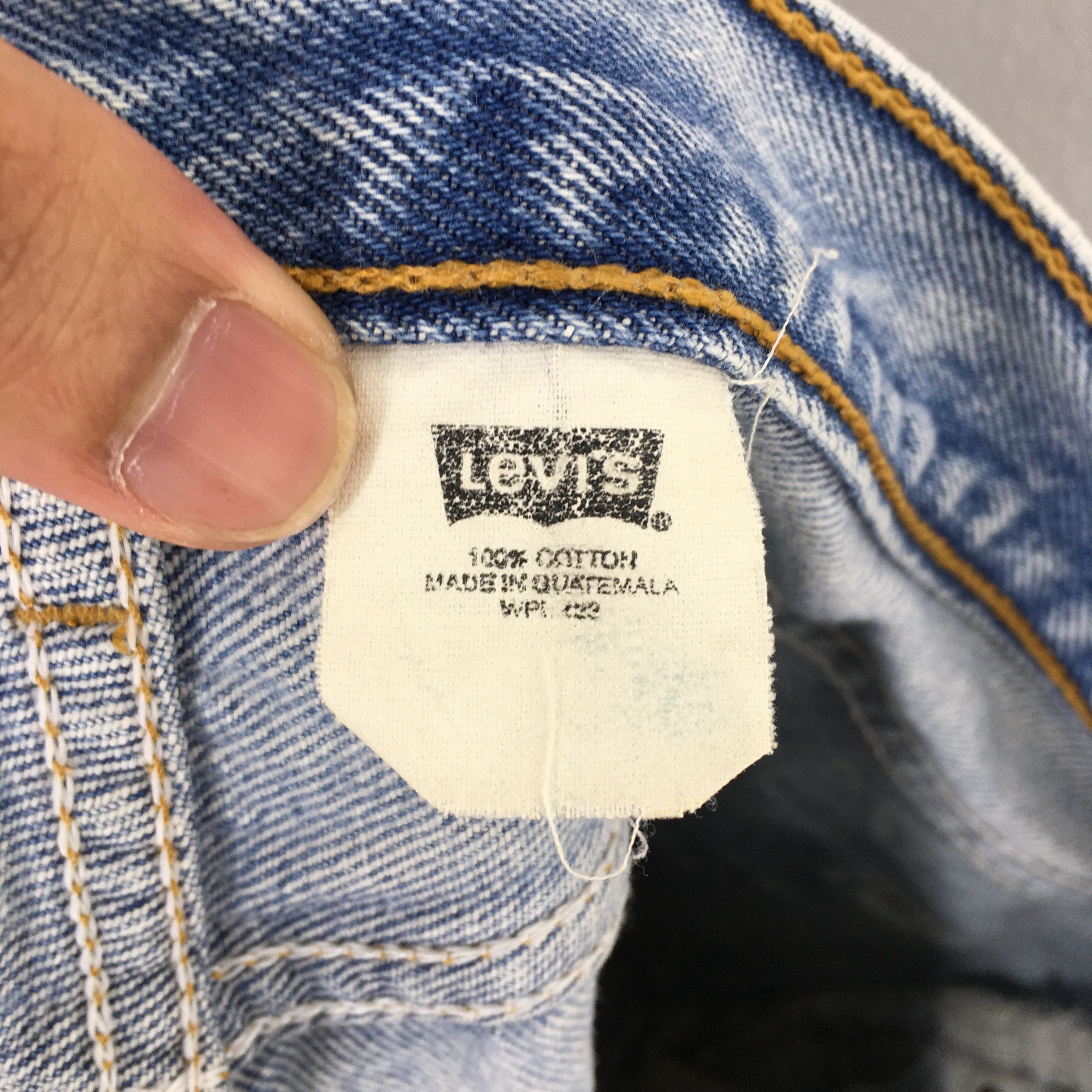 Size 31x29.5 Vintage 80s Levi's 501 Light Wash Jeans