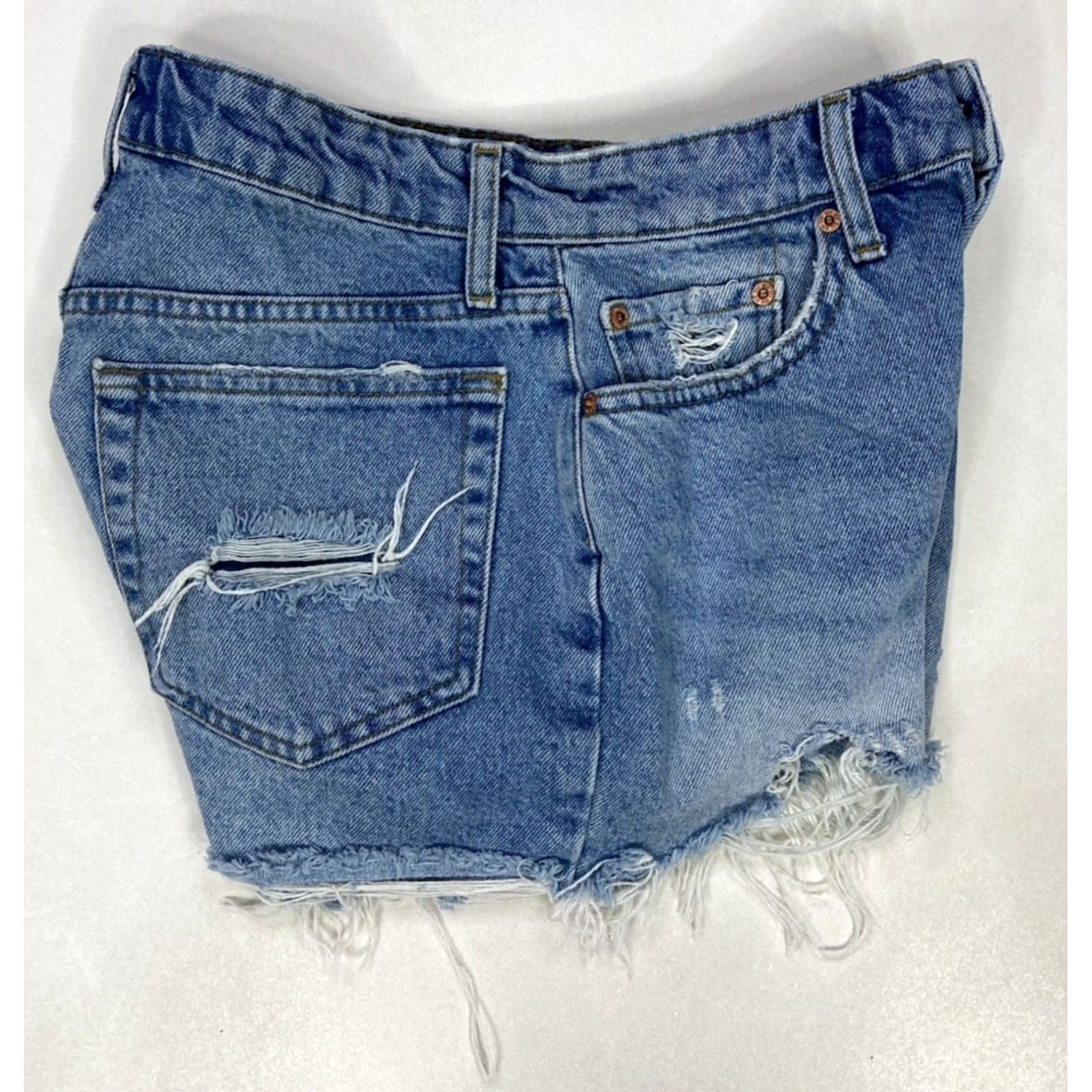 Levi's BDG Urban Outfitters Summer Cutoff Denim Jean Shorts Women 27 Blue Size 28" / US 6 / IT 42 - 4 Thumbnail