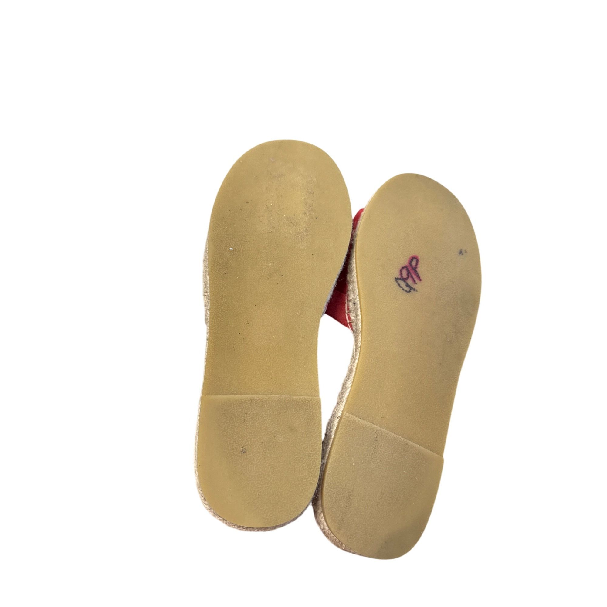 Karl Lagerfeld Karl Lagerfeld Womens Red Suede Fringe Espadrille Sandals Si Size US 11 / IT 41 - 6 Thumbnail