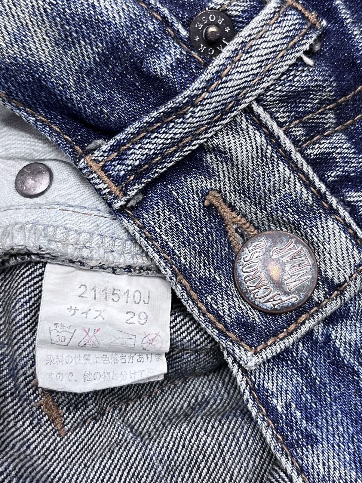 JACKROSE SICK🔥90’s JACKROSE Tribal Embroidery Punk Whiskered Flare💥 Size US 28 / EU 44 - 14 Thumbnail
