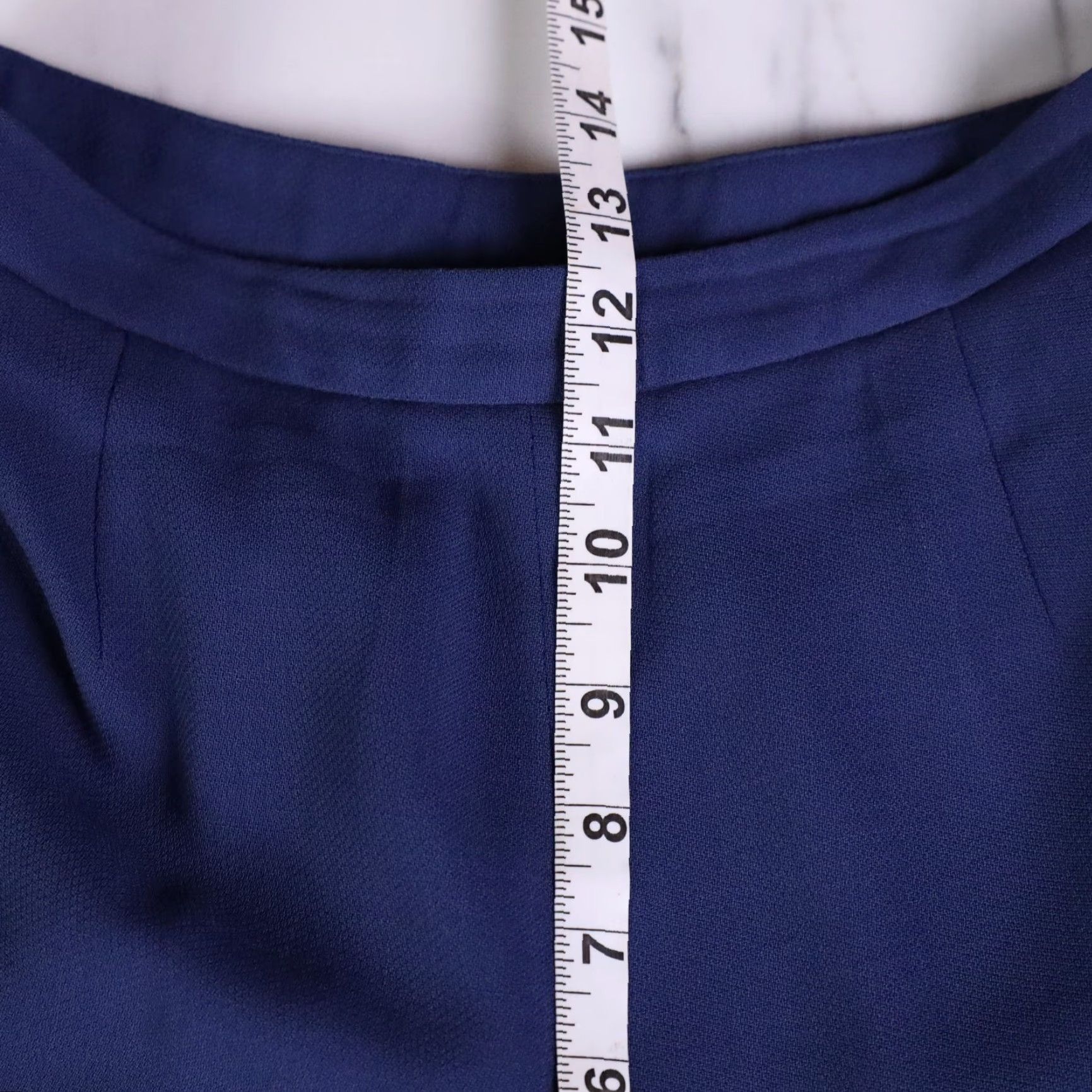 Vintage Doncaster Dress Pants Womens 6P Petite Blue Wool Tailored Straight Career Dress Pants Ladies 6P Petite Blue Wool Tailored Straight Career Size 28" / US 6 / IT 42 - 5 Thumbnail