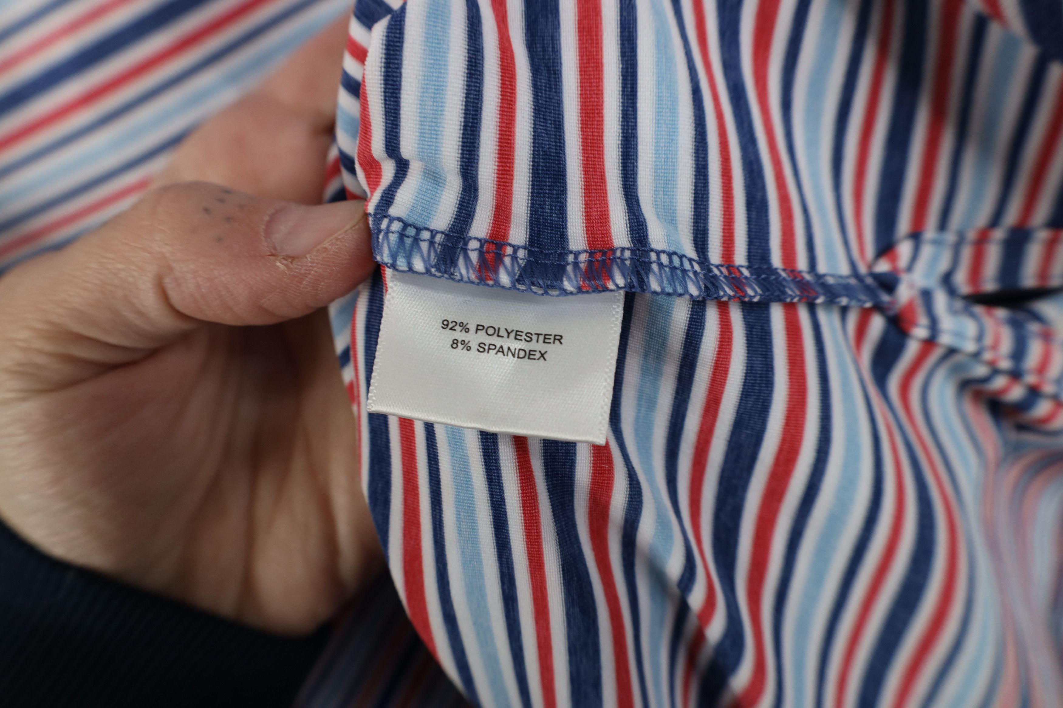 Peter Millar Peter Millar Summer Comfort Striped Knit Golf Polo Shirt Size US XL / EU 56 / 4 - 8 Thumbnail