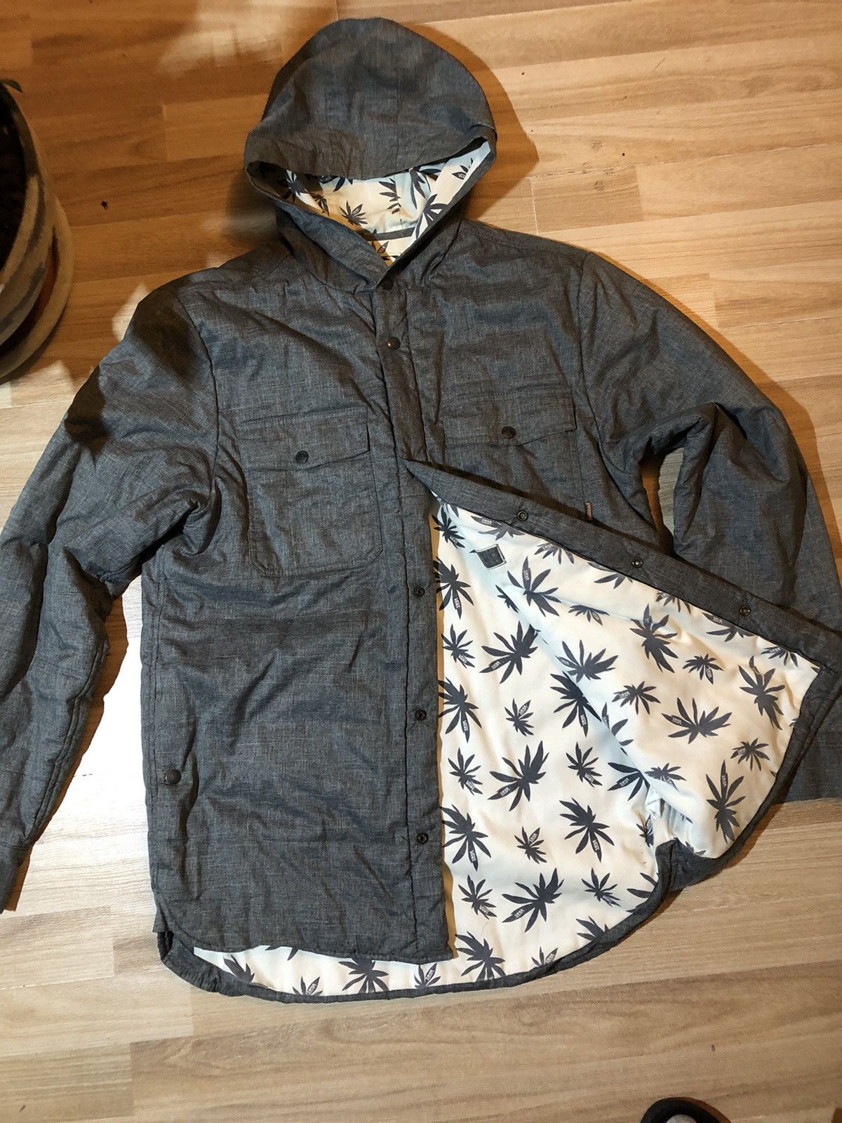 Vans Vans Mens Winter Jacket Size M California Textured Hre Size US M / EU 48-50 / 2 - 3 Thumbnail