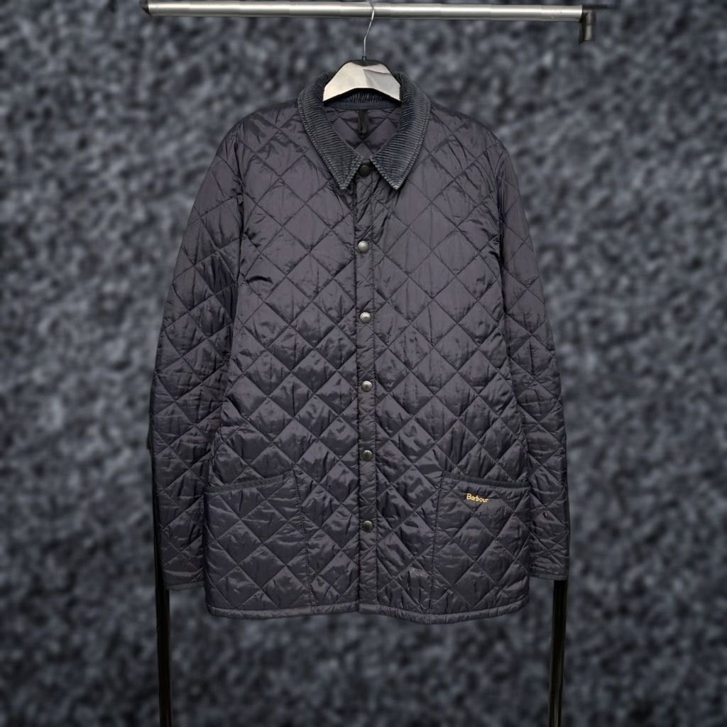 Barbour Barbour Mens Heritage Liddesdale Quilted Jacket XL Barbour Liddesdale Quilted Jacket Men XL Blue Size US XL / EU 56 / 4 - 1 Thumbnail