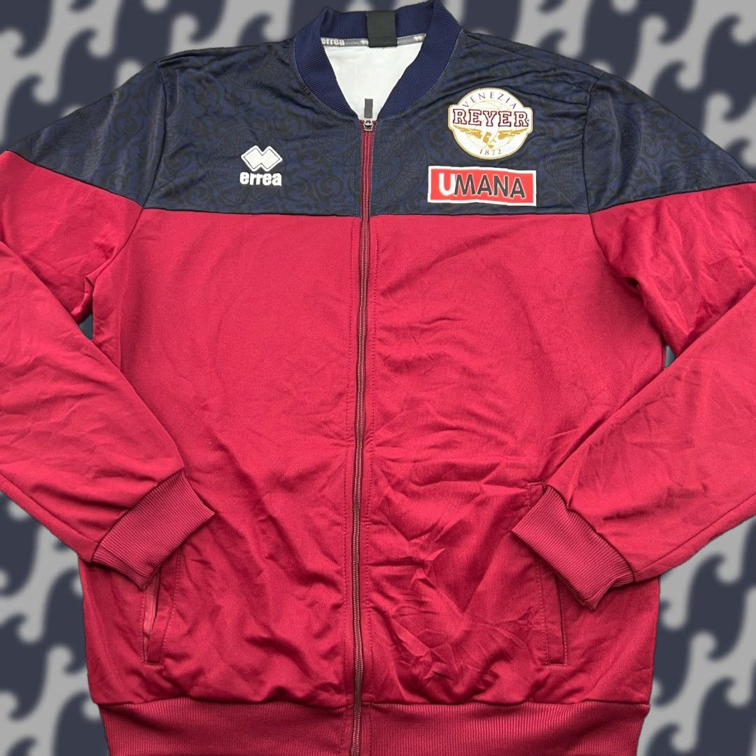 Errea Erreà Reyer Venezia 1872 Track Jacket Mens 2XL XXL Basketball Full Zip Multicolor Size US XXL / EU 58 / 5 - 1 Thumbnail