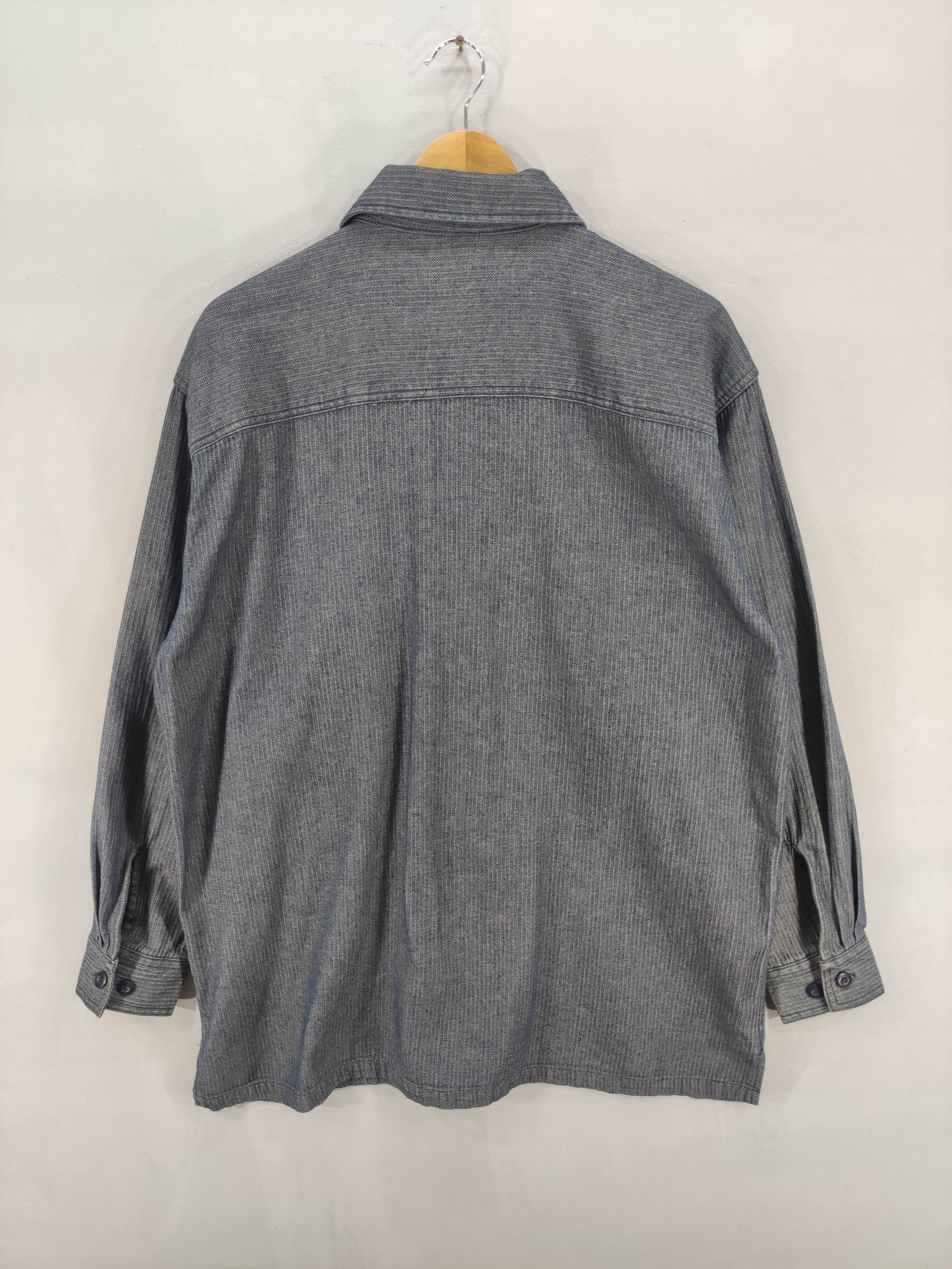Japanese Brand Vintage Jeaning Wear There Piggeon Shirt Jacket Size US L / EU 52-54 / 3 - 9 Thumbnail