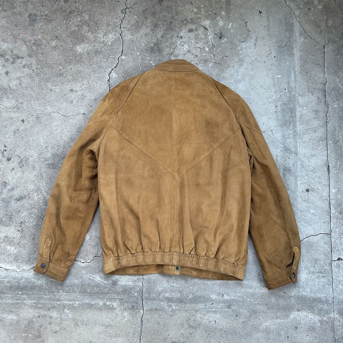 Other VINTAGE SUEDE LEATHER TRUCKER JACKET Size US M / EU 48-50 / 2 - 4 Thumbnail