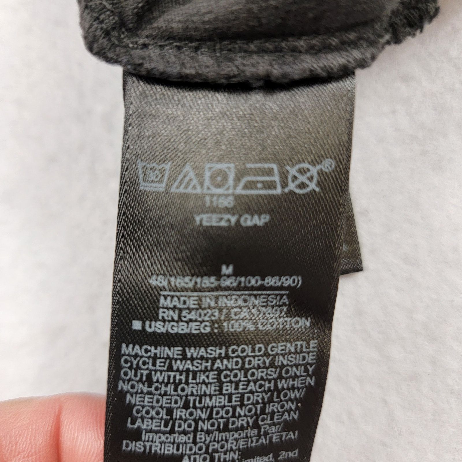 Yeezy Yeezy x GAP 09 Loose Tank - Black - Men's Size Medium Size US M / EU 48-50 / 2 - 3 Thumbnail