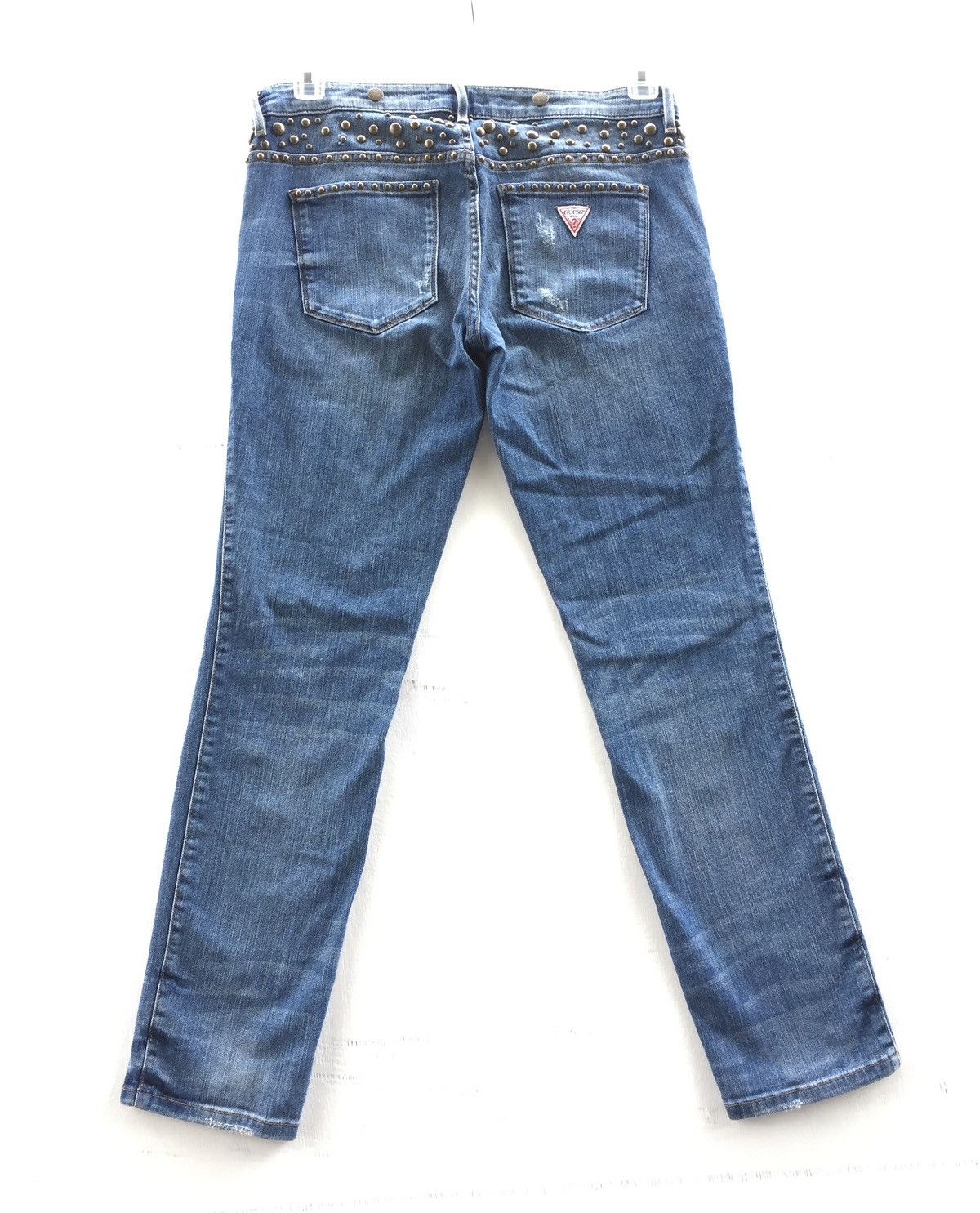Guess Guess shashiko boro low rise with iron beads USA jeans Size US 31 - 5 Thumbnail
