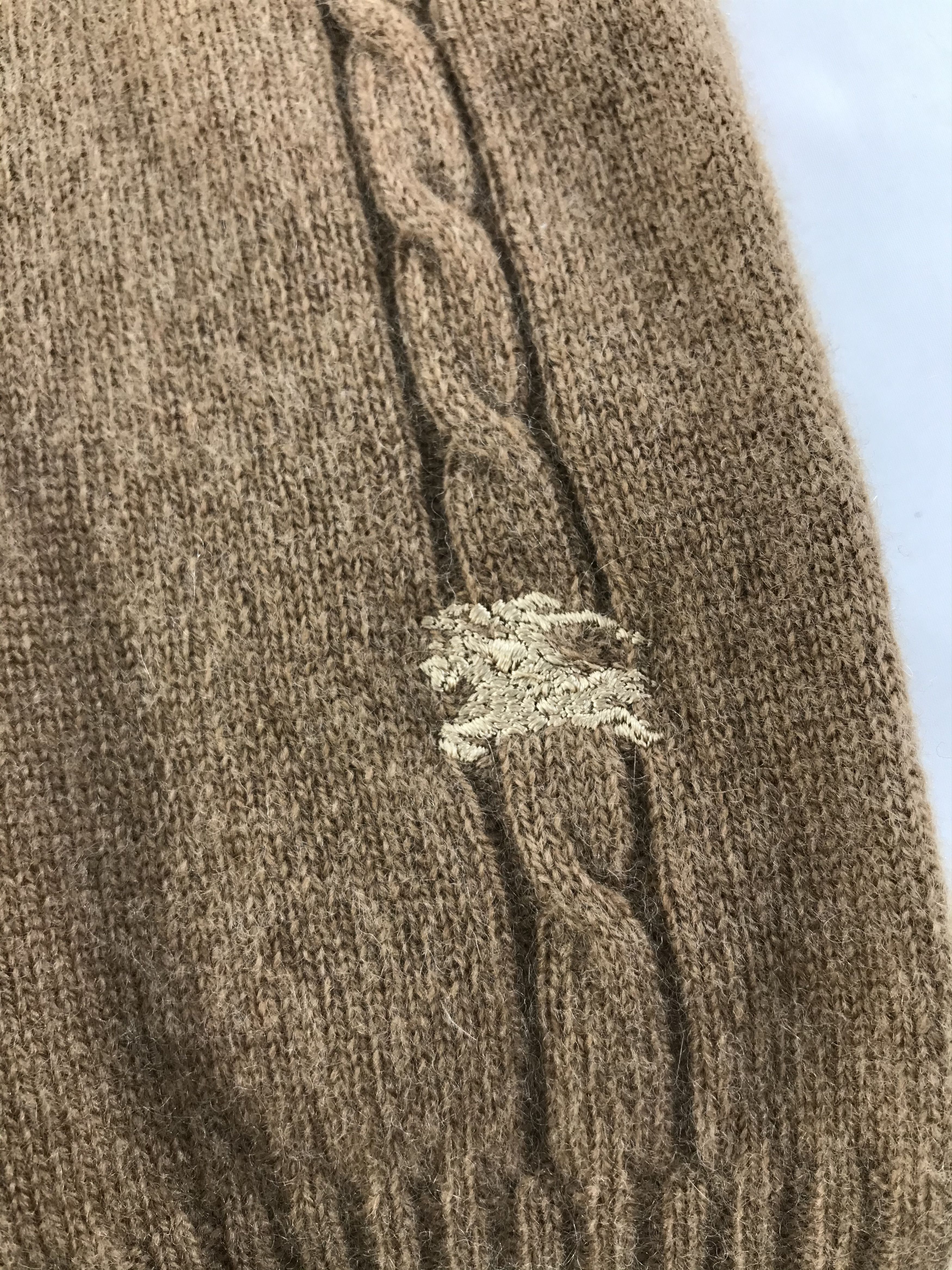 Burberry × Vintage Burberry Scarf / Muffler / Neckwear - WW2499 Size ONE SIZE - 4 Thumbnail