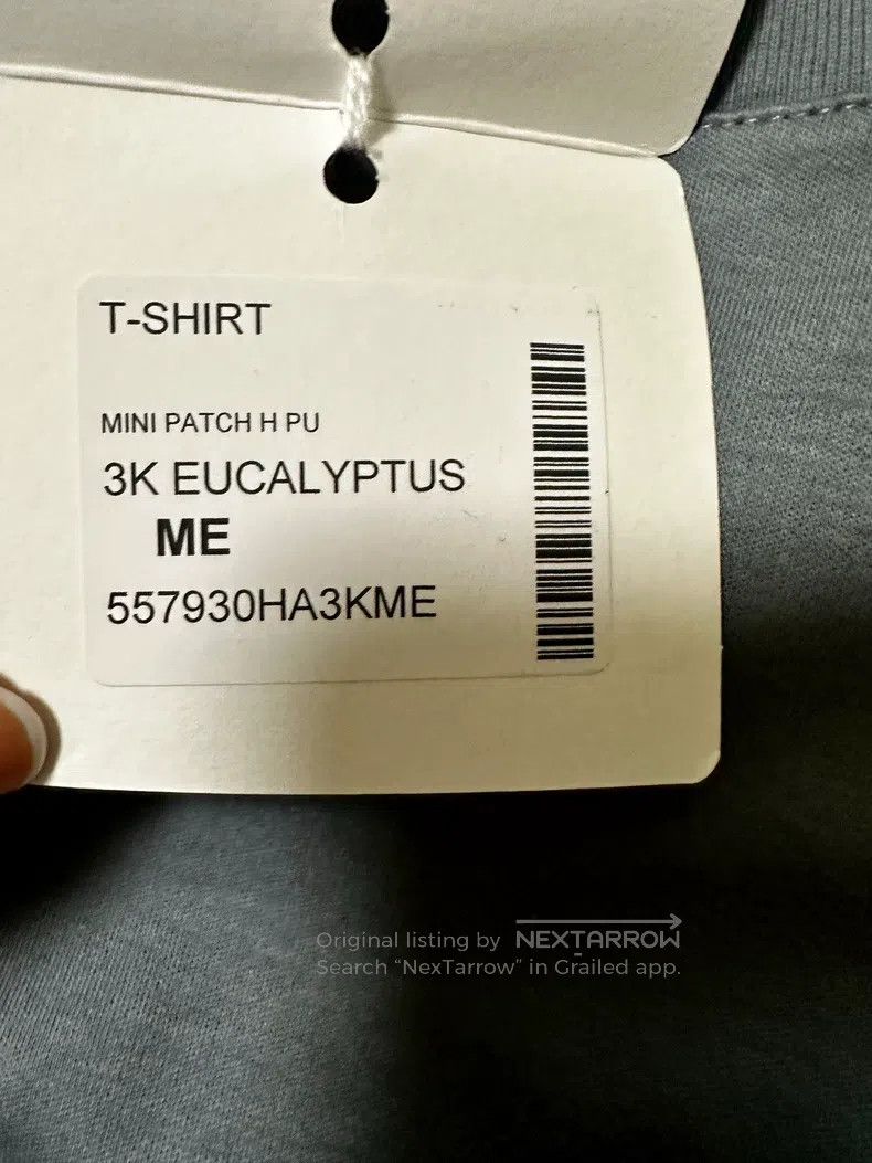 Hermes Hermes Eucalyptus Green Short Sleeve Leather Detail Men's Size US M / EU 48-50 / 2 - 6 Thumbnail