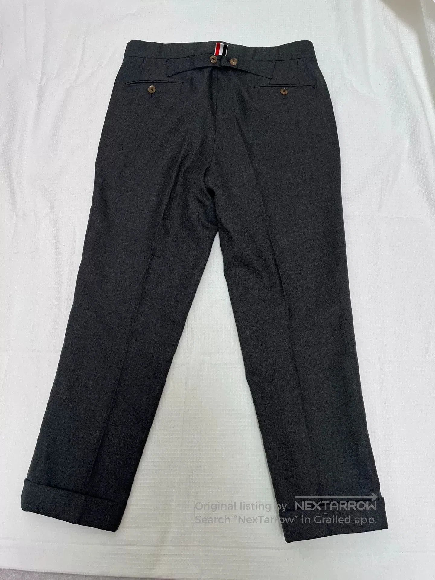 Thom Browne Thom Browne Gray Cropped Trousers Size 1. Size US 26 / EU 42 - 4 Thumbnail