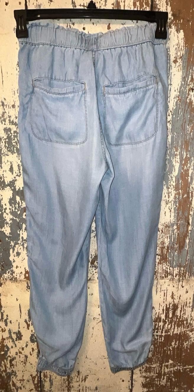 Designer Knox Rose Paper Bag light denim pants size XS Size 26" / US 2 / IT 38 - 5 Thumbnail