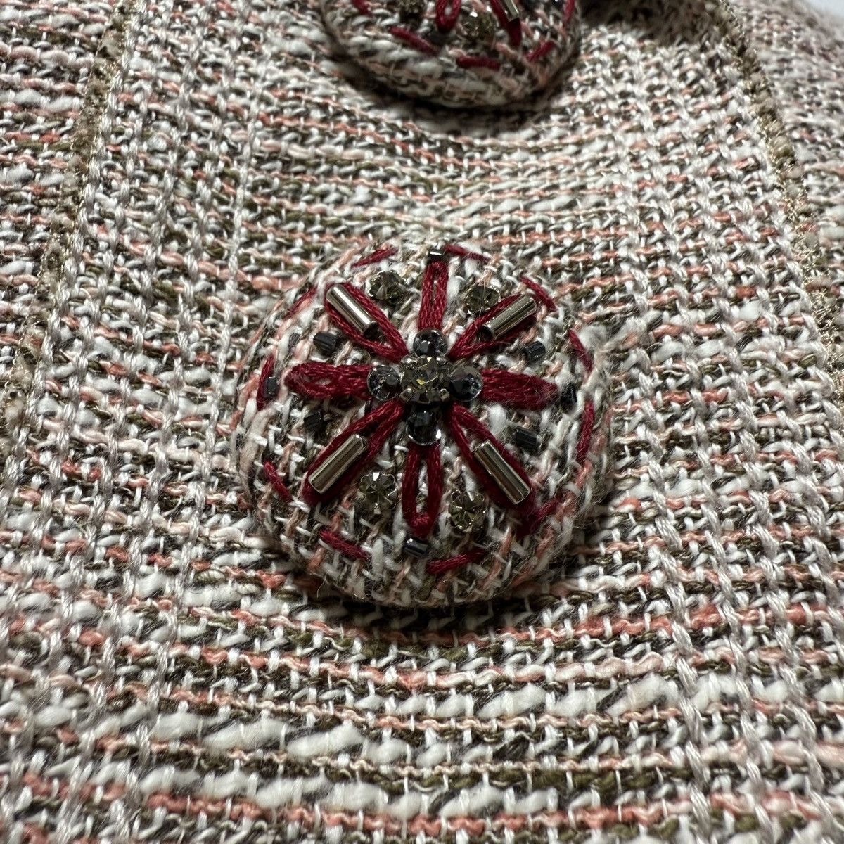 Louis Vuitton Authentic Louis Vuitton decorative beads tweed skirt suit 36 Size XS / US 0-2 / IT 36-38 - 9 Thumbnail