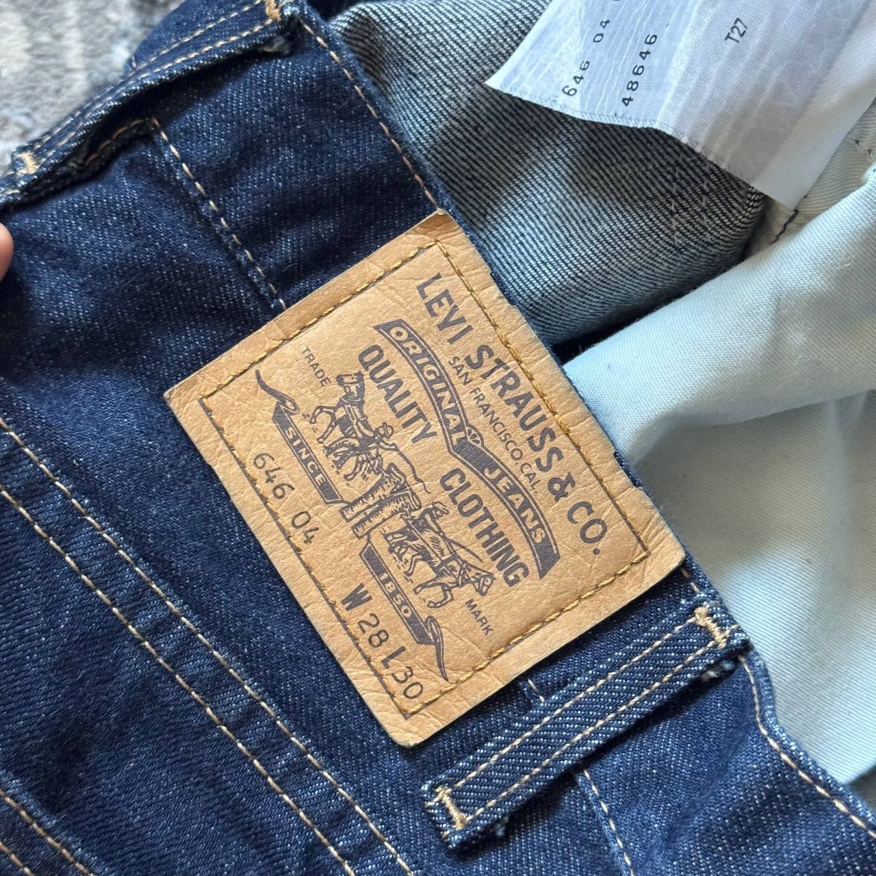 Hysteric Glamour Levis Vintage Bootcut Flared Wide Leg Orange Tab Denim Jeans Size 28" / US 6 / IT 42 - 10 Thumbnail