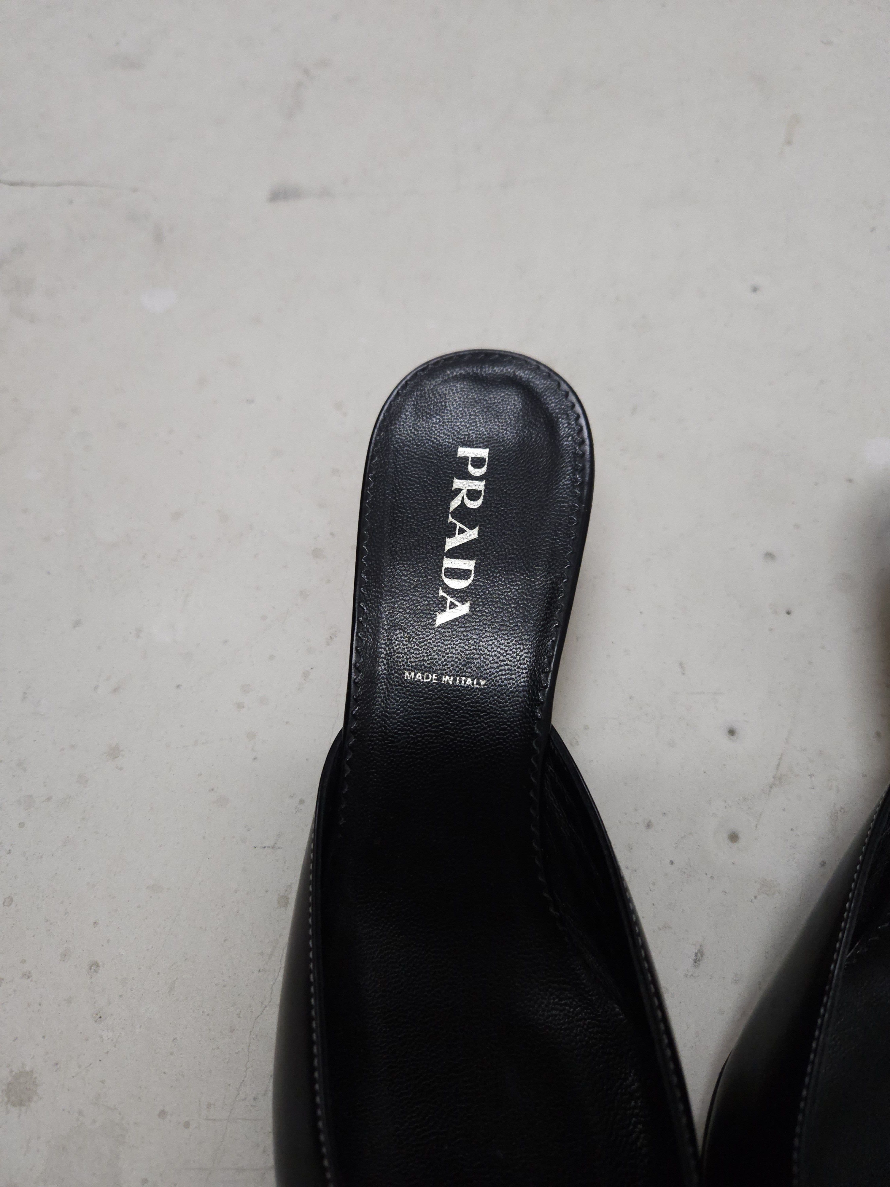 Prada Vintage Mules – The Shoe Archives Arcive PRADA leather mules