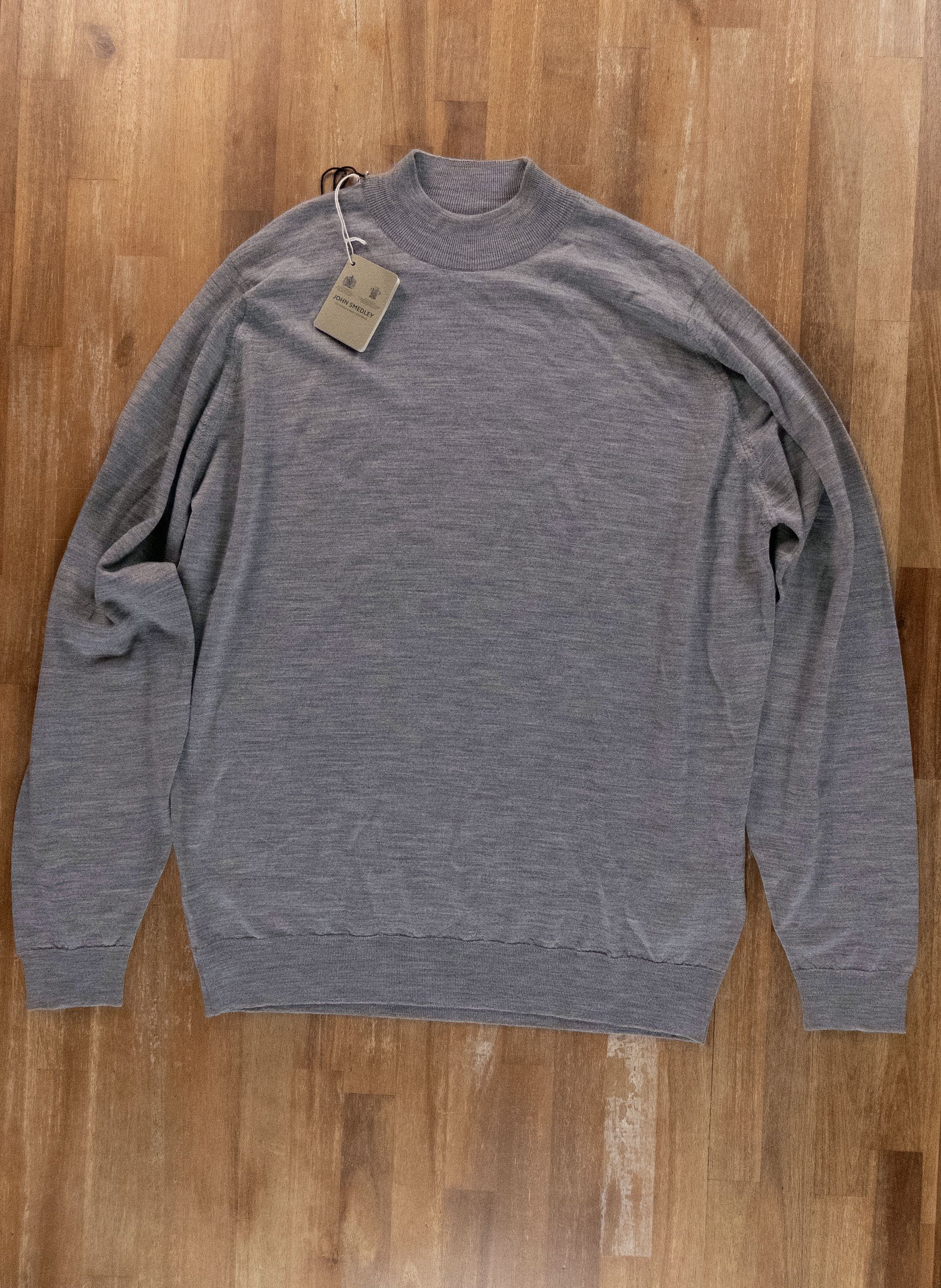 John Smedley JOHN SMEDLEY Harcourt solid gray merino wool sweater XXL Size US XXL / EU 58 / 5 - 1 Thumbnail