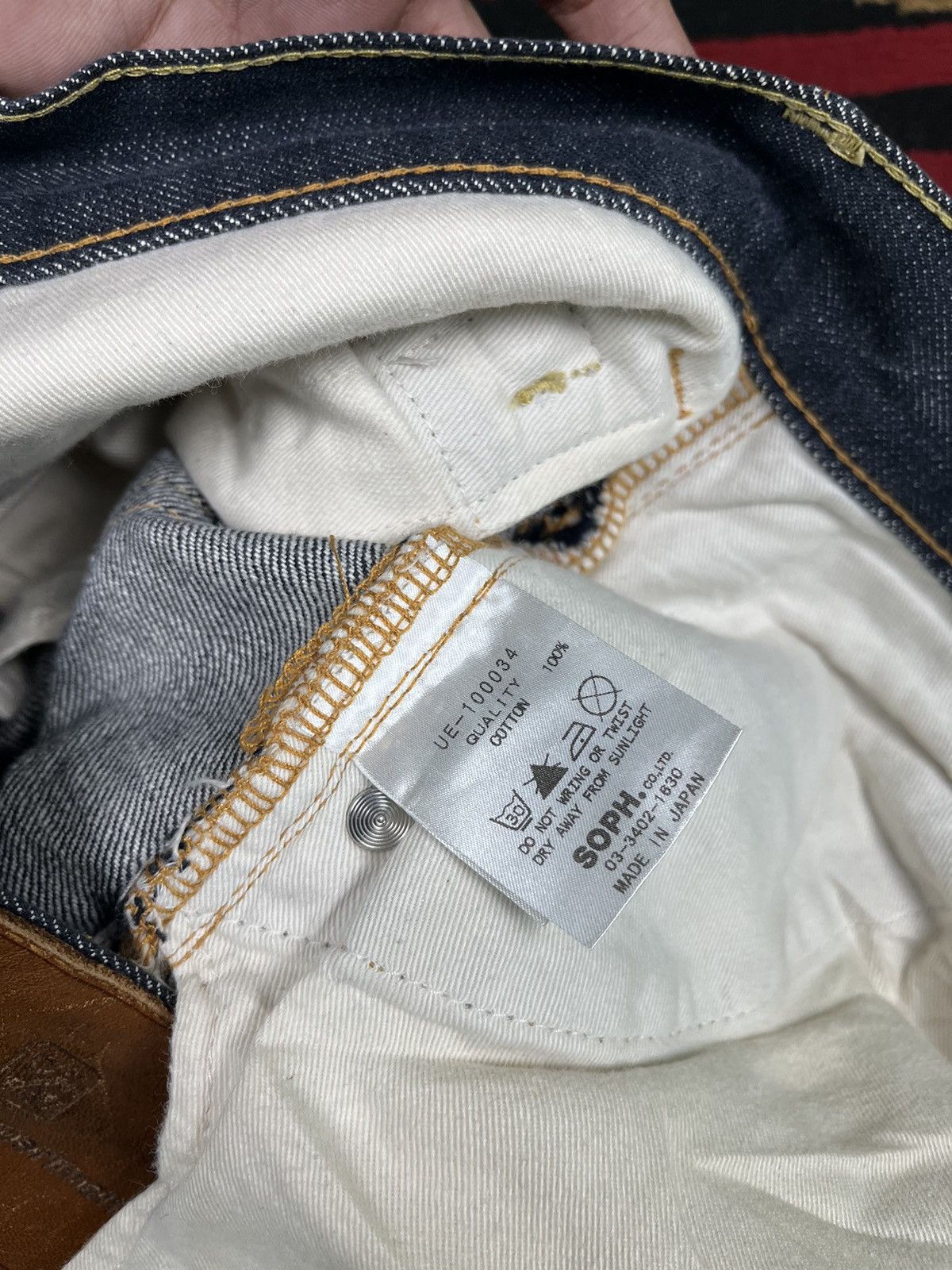 uniform experiment Uniform Experiment By Sophnet Japanese Brand Denim Pants Size US 31 - 12 Thumbnail