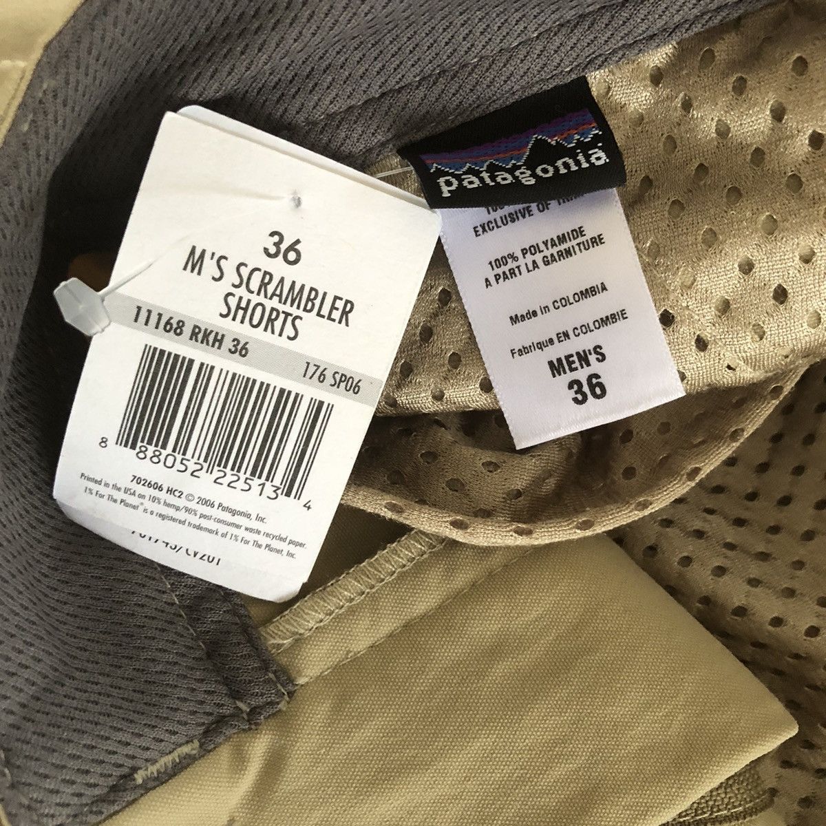Patagonia NWT Patagonia Shorts Mens 36 Khaki Outdoor Scrambler Nylon Size US 36 / EU 52 - 4 Thumbnail