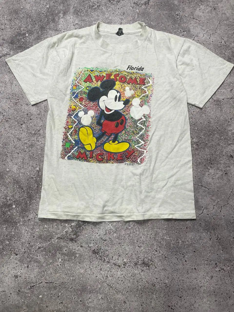 Mickey Mouse Vintage Mickey Mouse Florida Shirt Size Medium 1990s Size US S / EU 44-46 / 1 - 1 Thumbnail