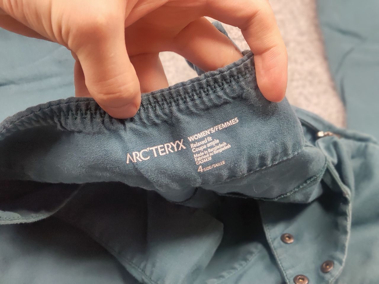 Arc'teryx Arcteryx Vintage Spadina light Casual Pants turquoise Linen Size 29" - 16 Thumbnail
