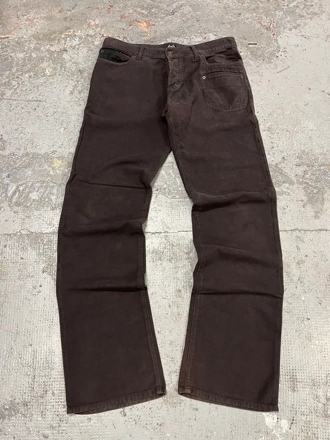 Dolce & Gabbana SS2003 Dolce & Gabbana Brown Soft Pants Size US 33 - 3 Thumbnail