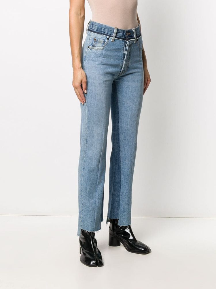 Maison Margiela o1y0625 Denim Pant in Blue Size 26" / US 2 / IT 38 - 3 Thumbnail