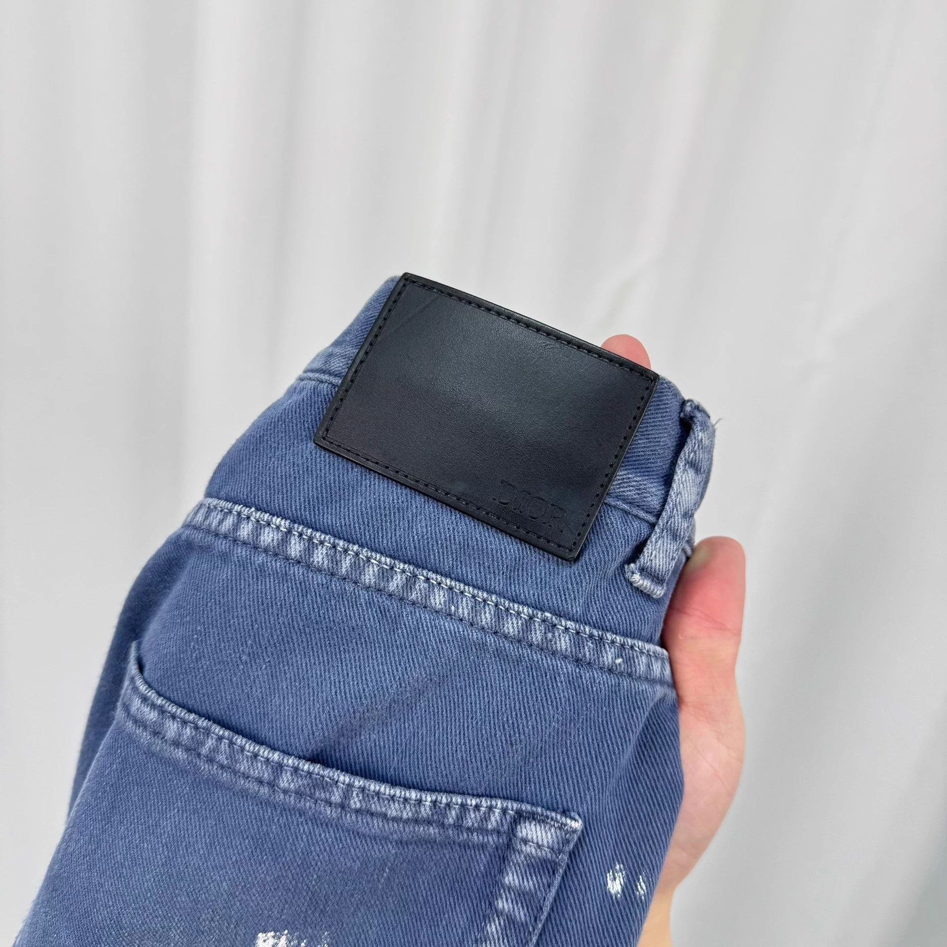 Dior Dior Splatter Washed Jeans W31 99 New Size US 31 - 5 Thumbnail