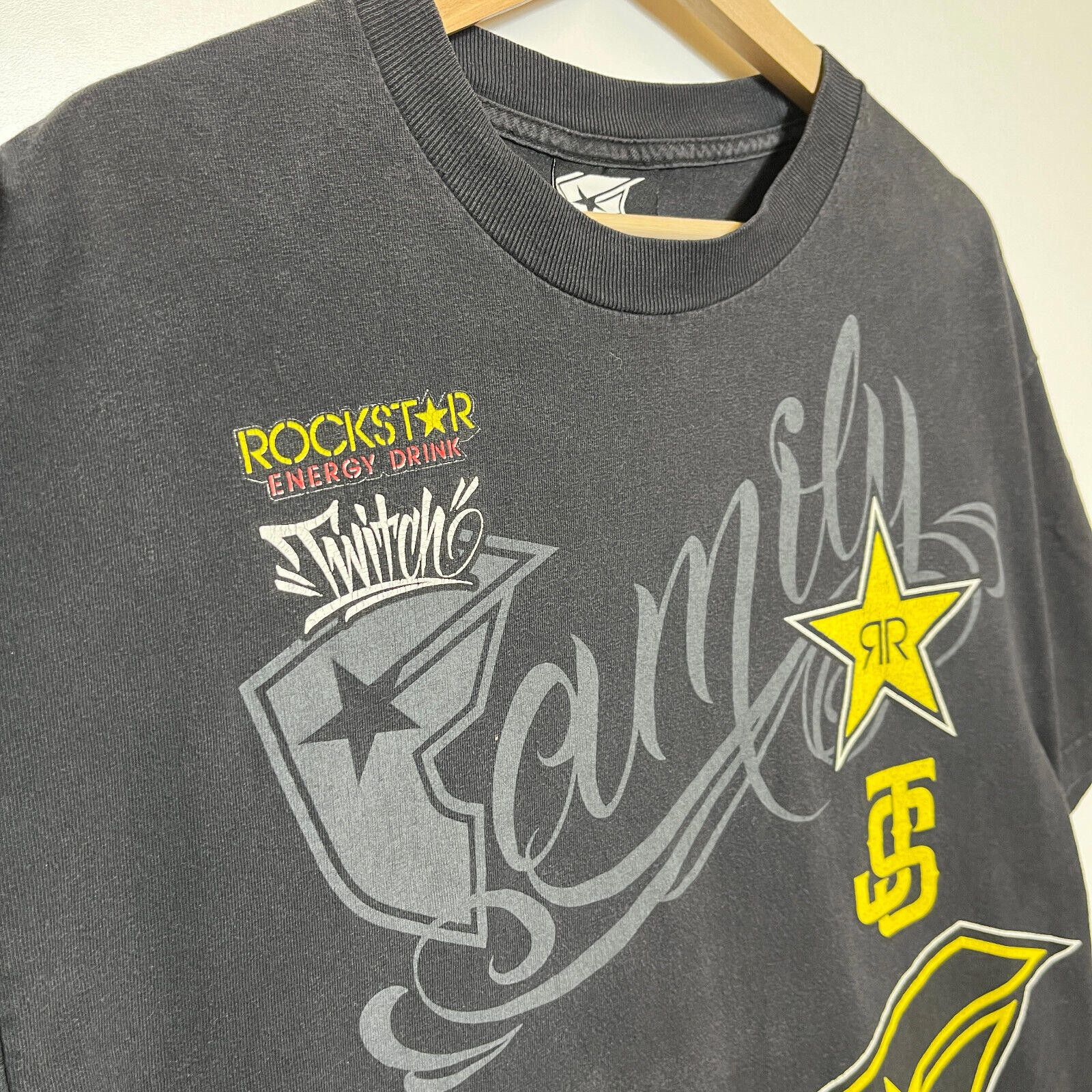 Famous Stars And Straps × Vintage Vintage Y2K Famous Stars & Straps Motocross T-Shirt L Size US L / EU 52-54 / 3 - 5 Thumbnail